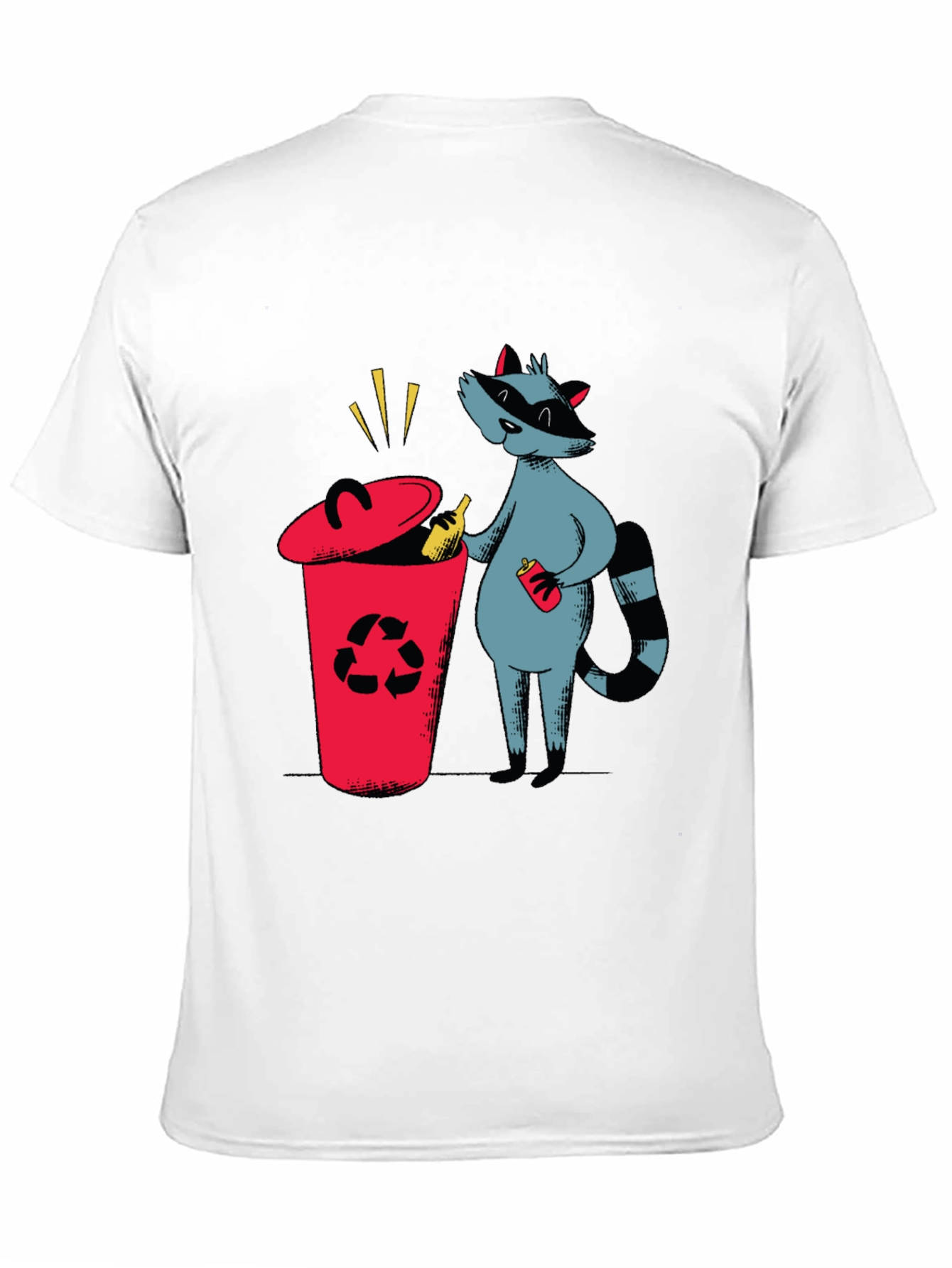 Recycle Raccoon T-Shirt - Earth Friendly Design