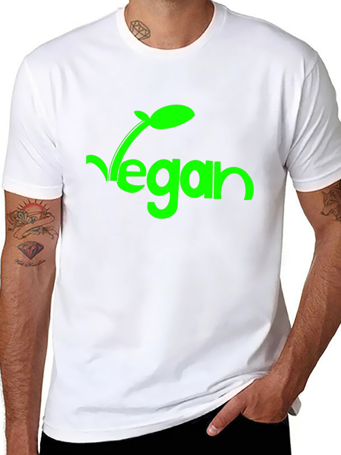 Vegan Graphic Tee - Plant-Based Lifestyle Shirt