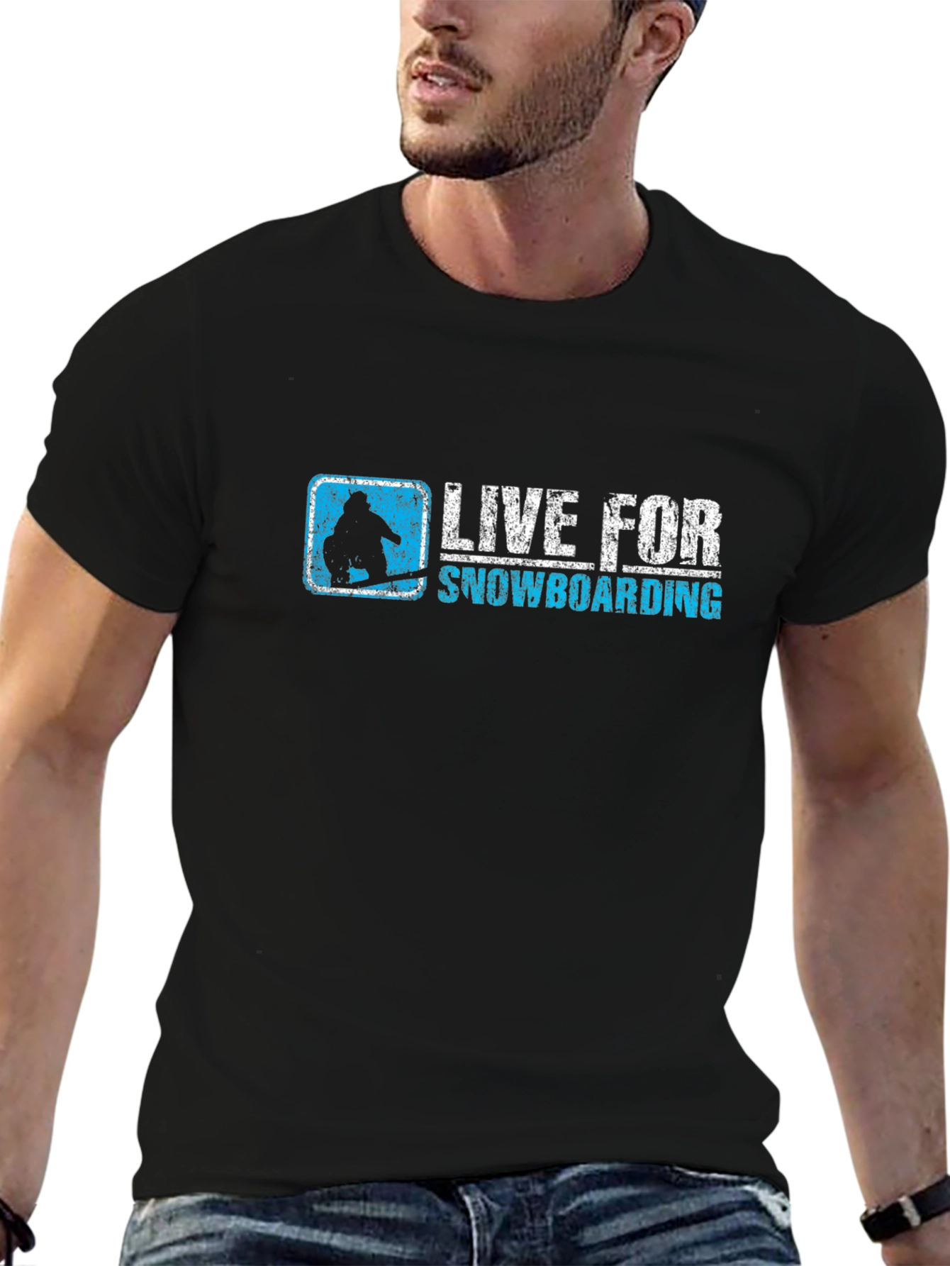 Live For Snowboarding Graphic Tee