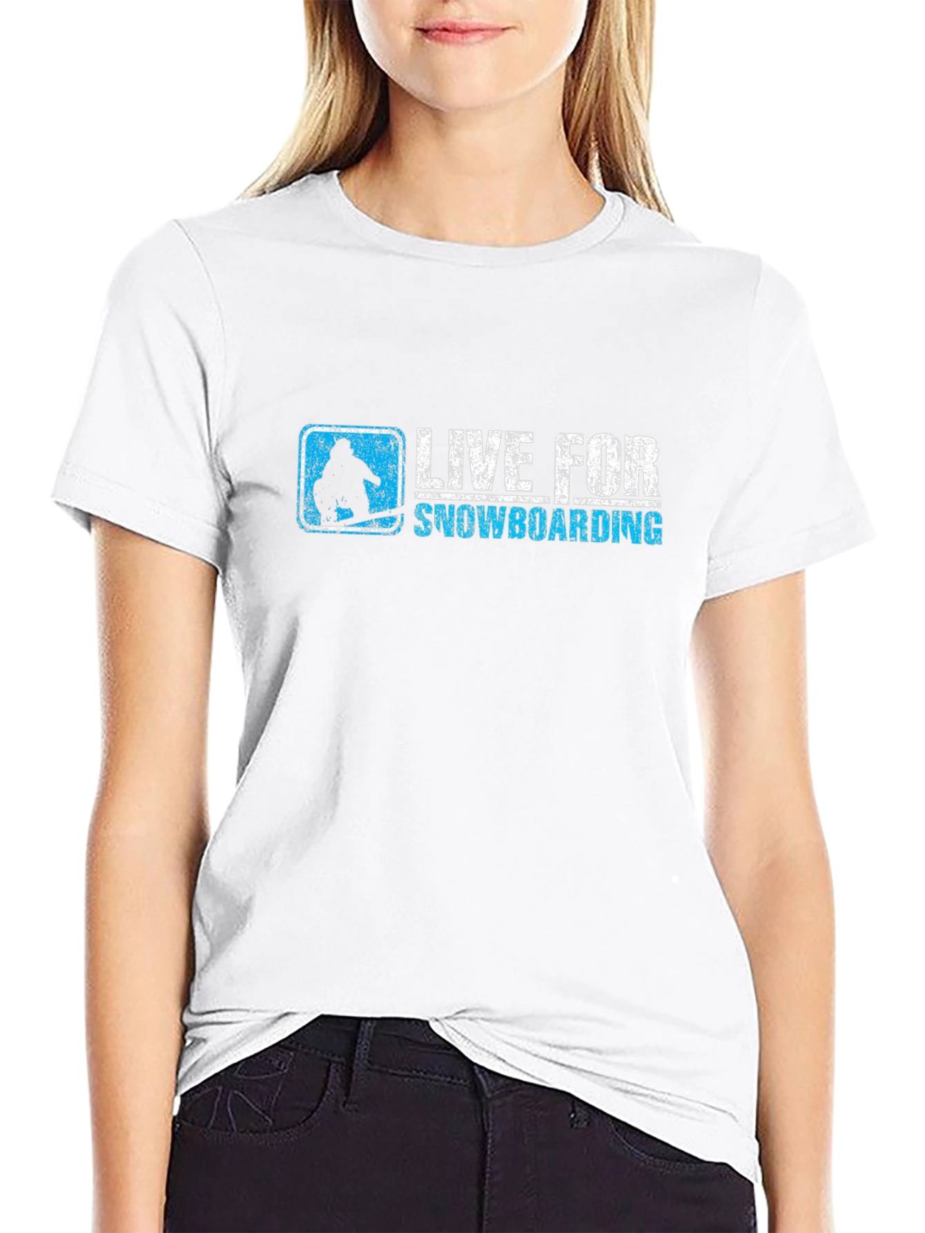 Live For Snowboarding Graphic Tee