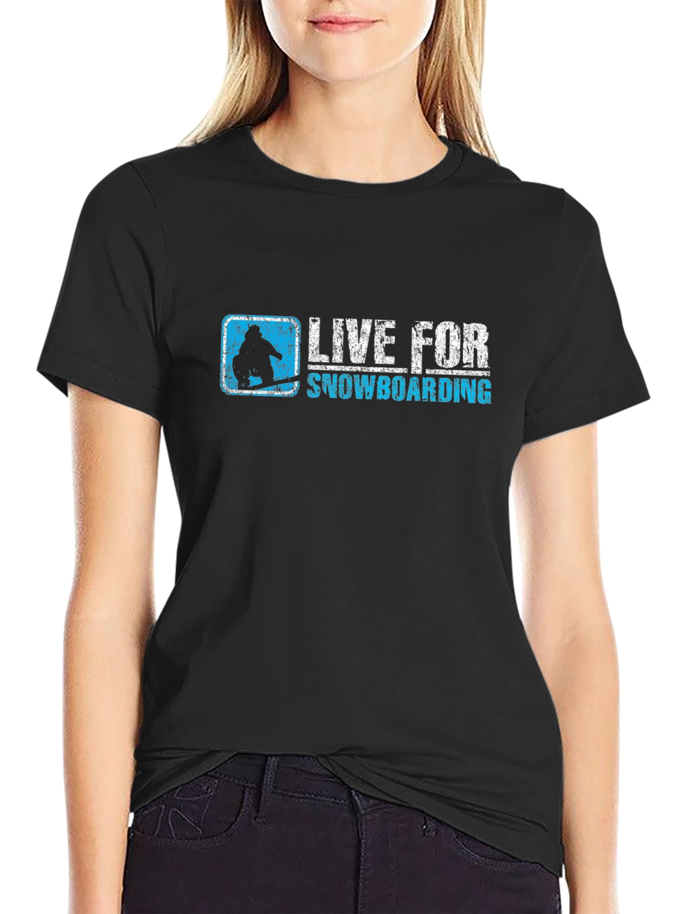 Live For Snowboarding Graphic Tee
