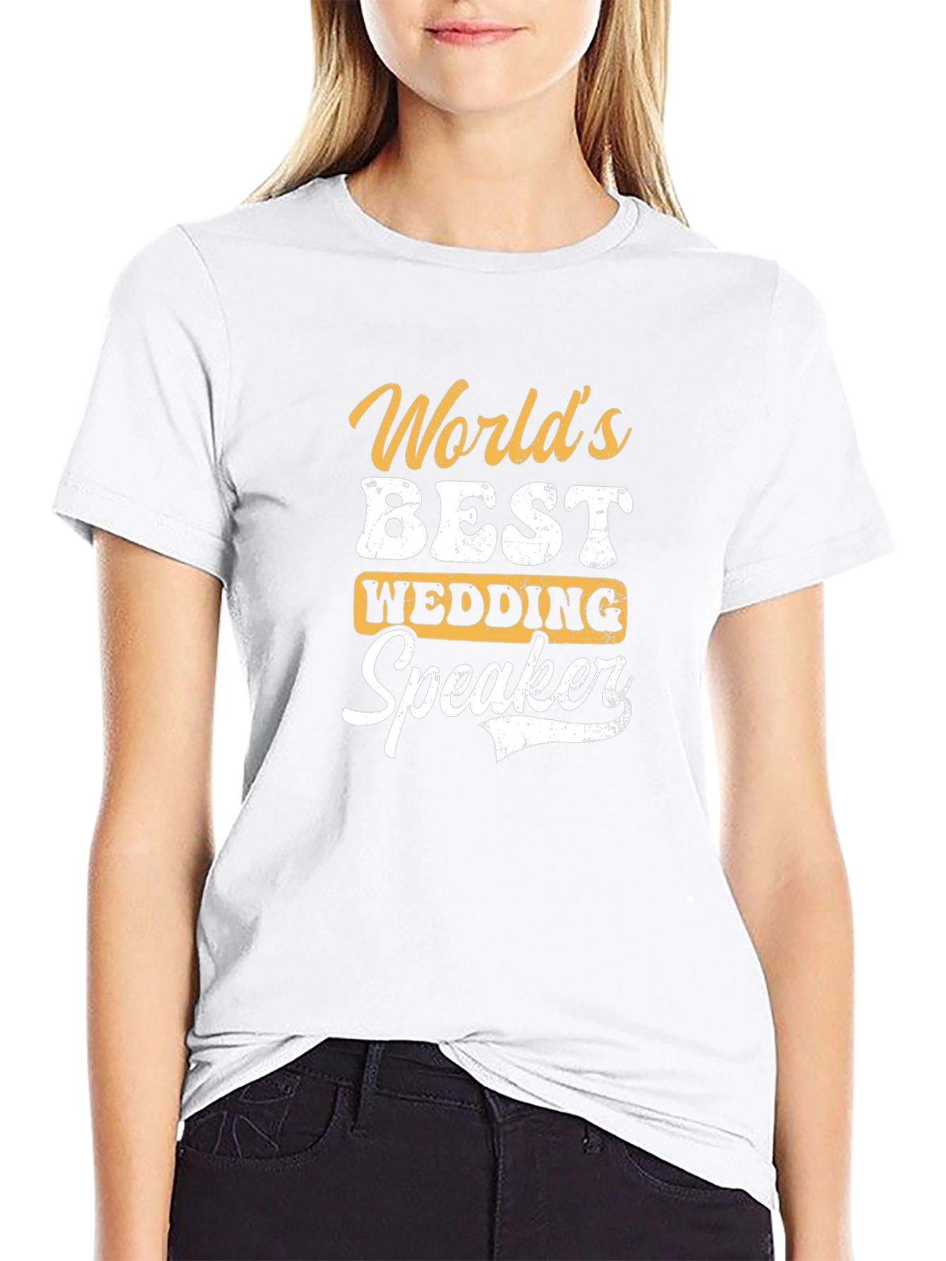 Worlds Best Wedding Speaker T-Shirt
