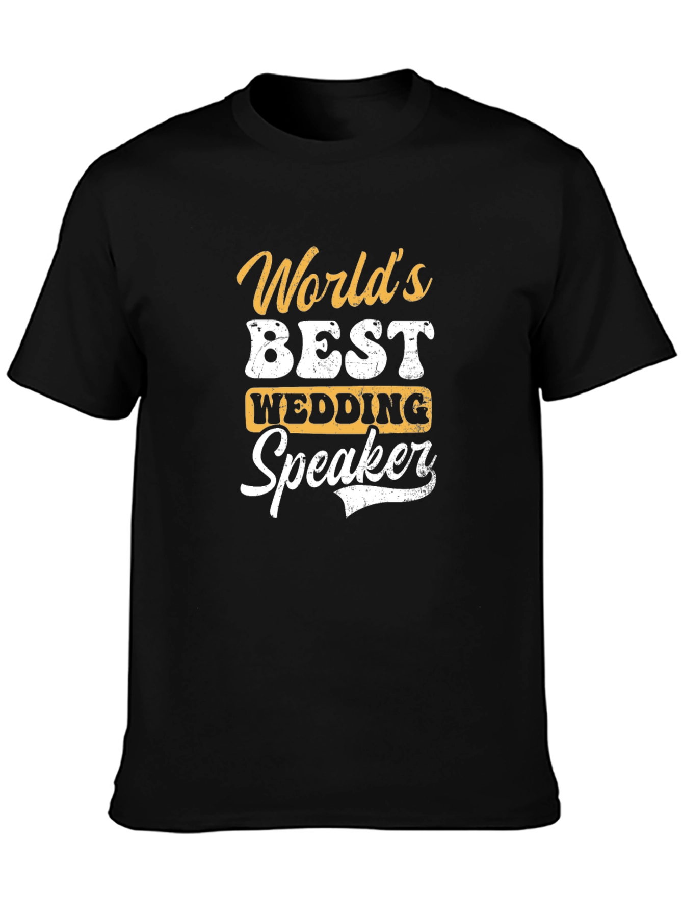 Worlds Best Wedding Speaker T-Shirt
