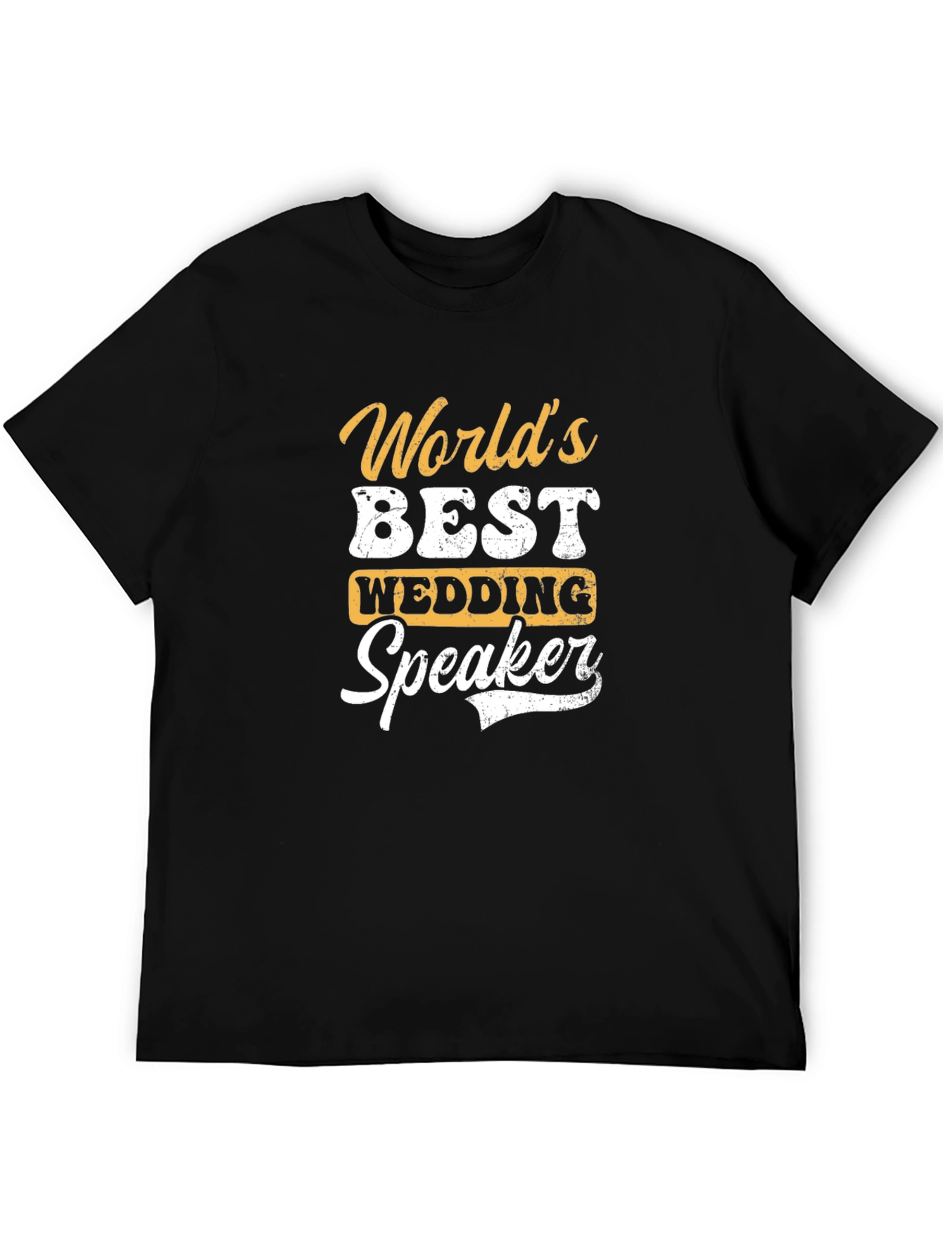Worlds Best Wedding Speaker T-Shirt
