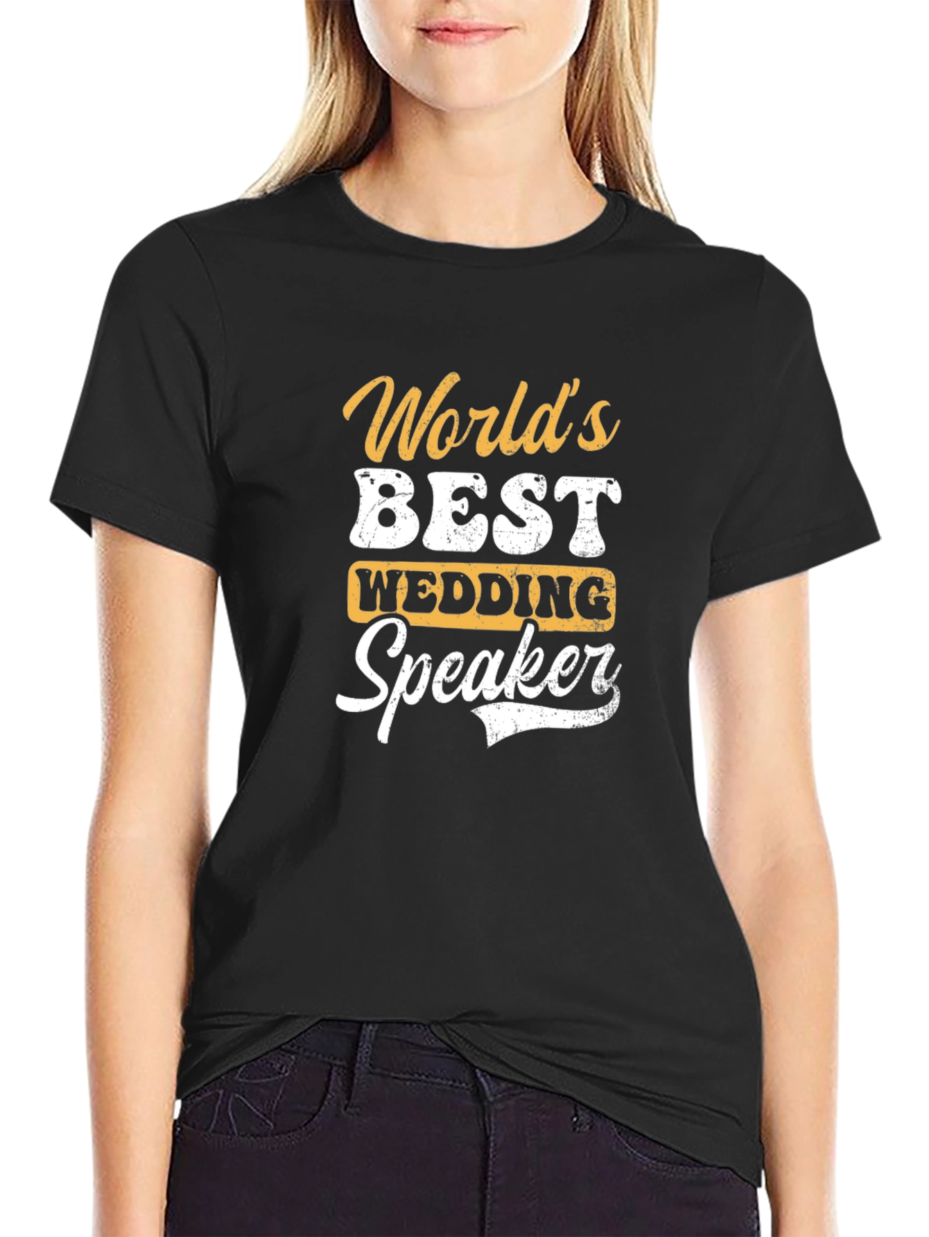 Worlds Best Wedding Speaker T-Shirt