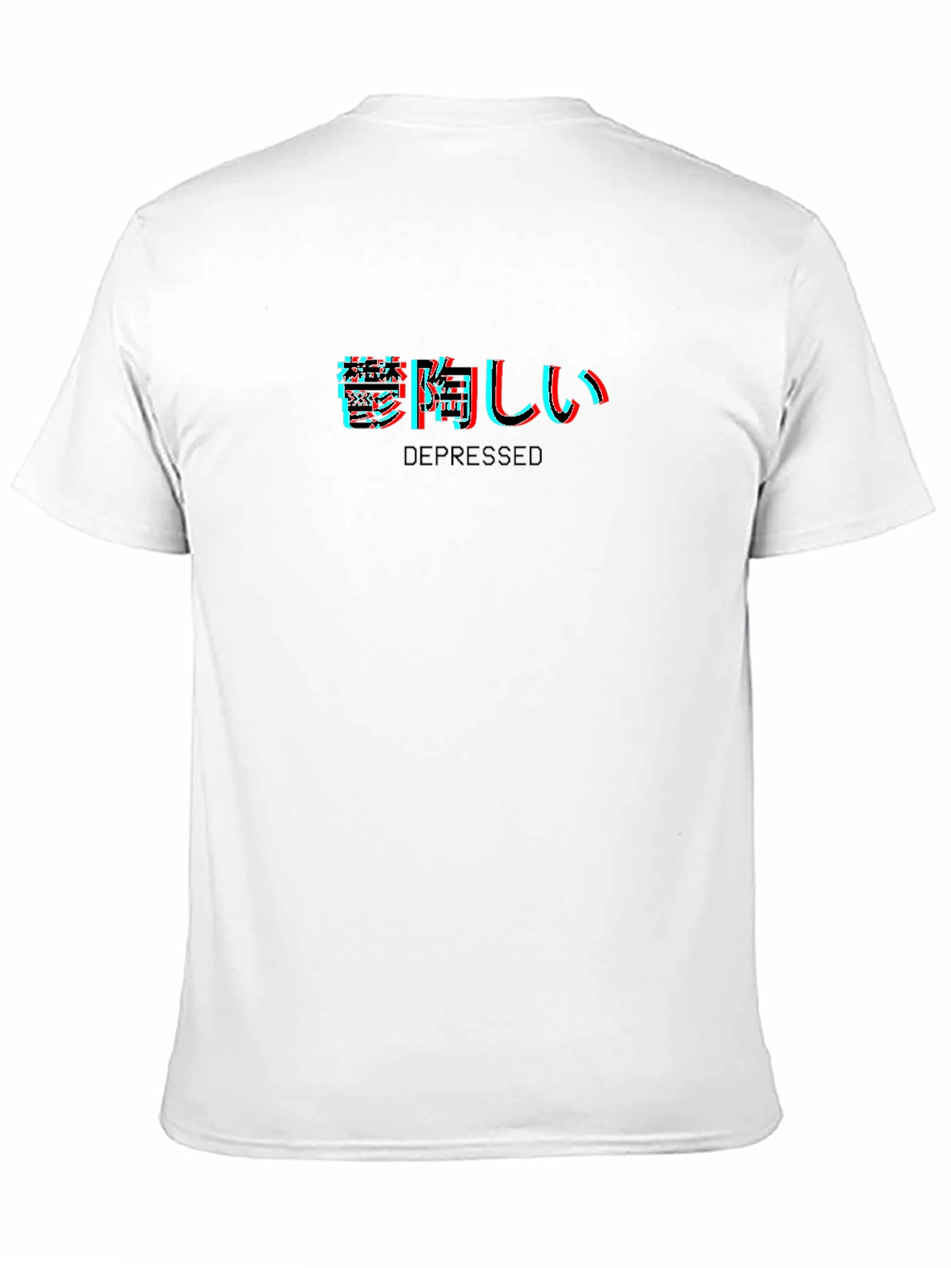 Depressed Glitch Graphic T-Shirt - Urban Style Tee