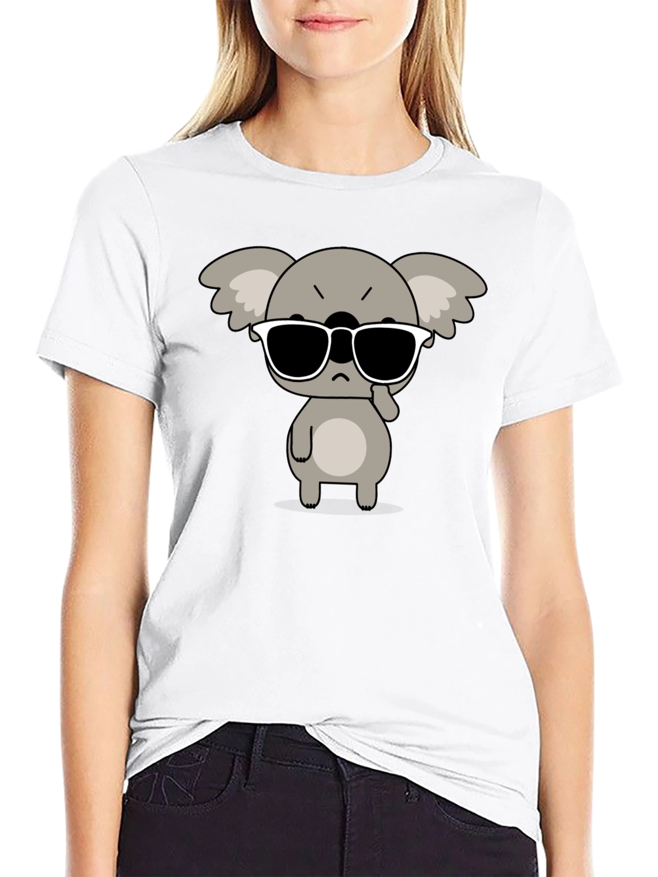 Cool Koala Tee - Mens Black Graphic T-Shirt