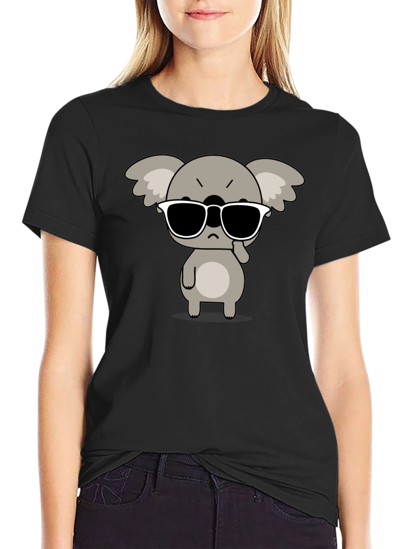 Cool Koala Tee - Mens Black Graphic T-Shirt