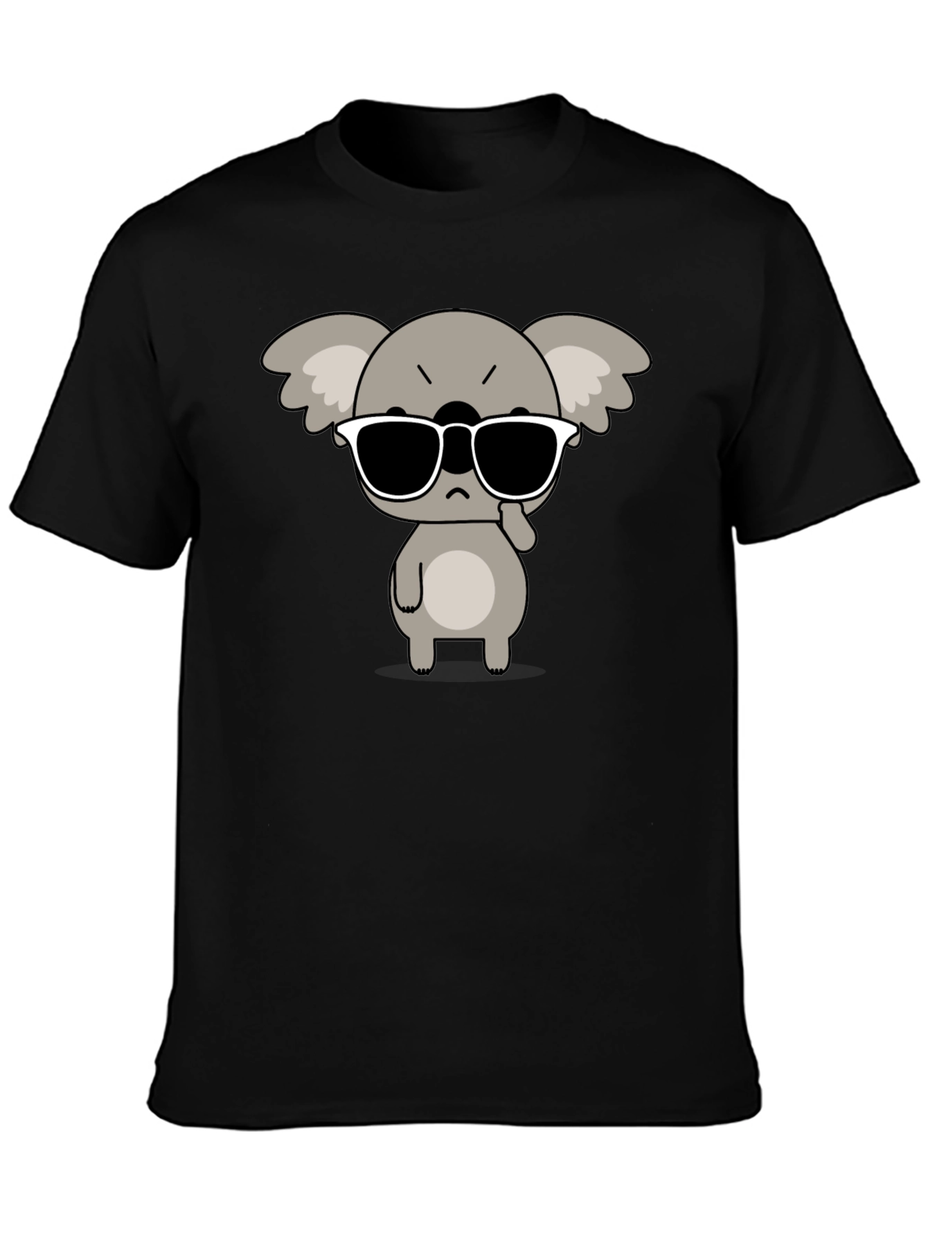 Cool Koala Tee - Mens Black Graphic T-Shirt