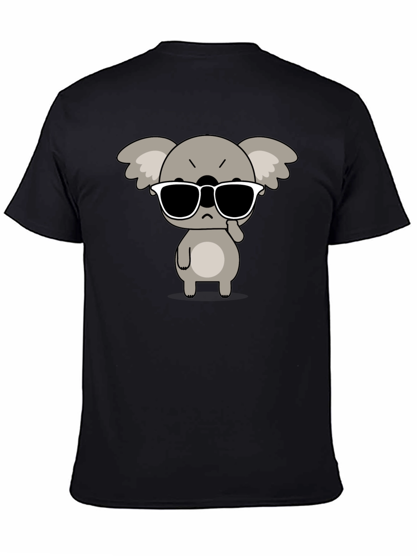 Cool Koala Tee - Mens Black Graphic T-Shirt