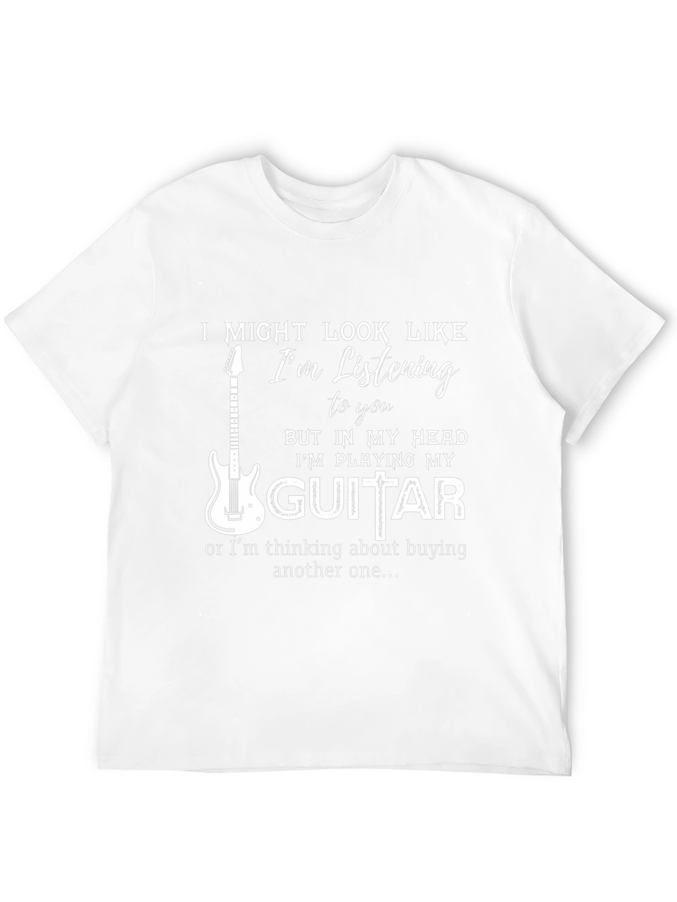 Funny Guitar Player T-Shirt - Musician Gift