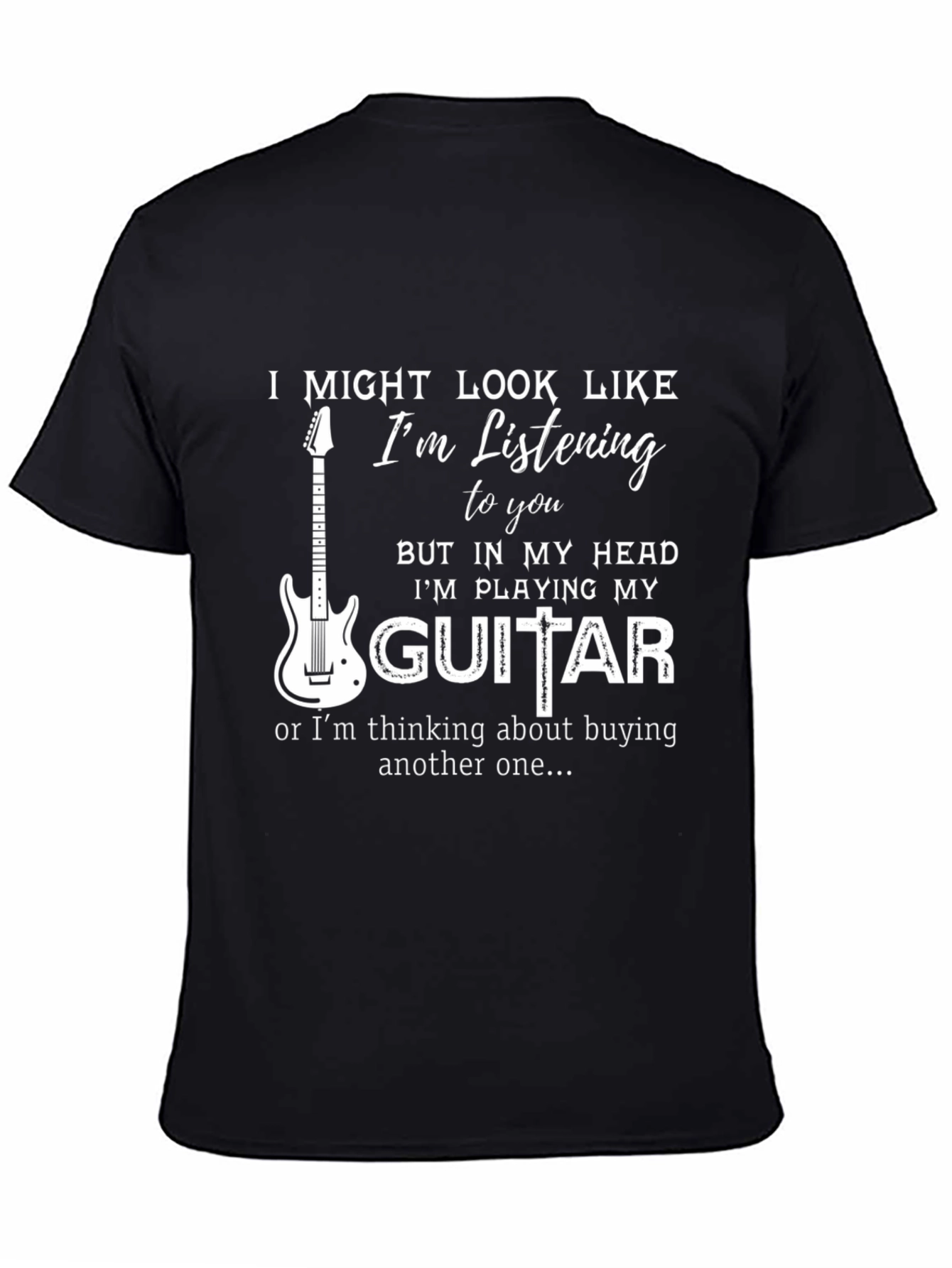 Funny Guitar Player T-Shirt - Musician Gift