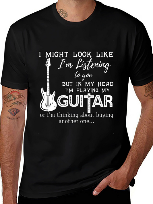 Funny Guitar Player T-Shirt - Musician Gift