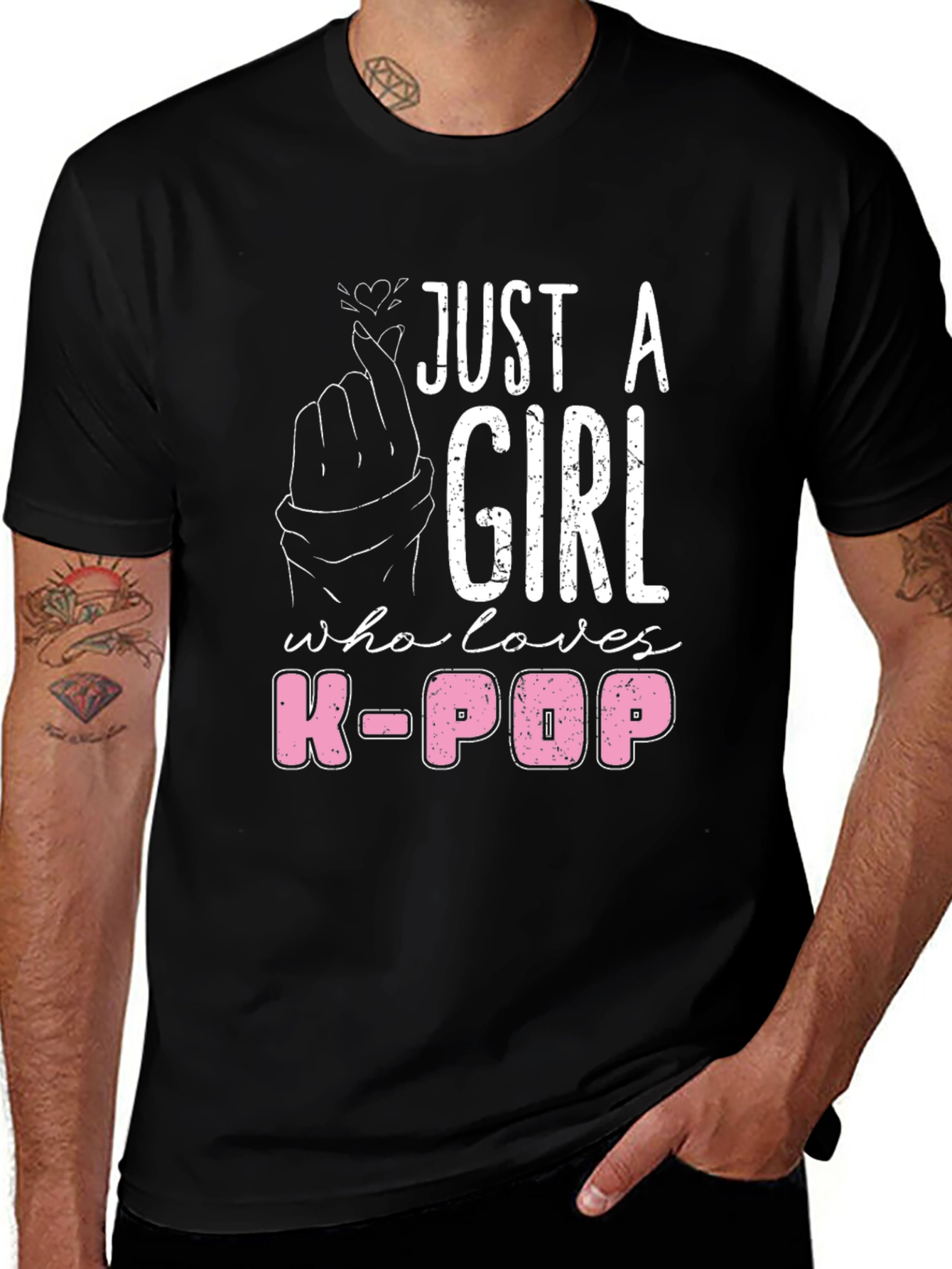 Just A Girl Who Loves K-Pop T-Shirt