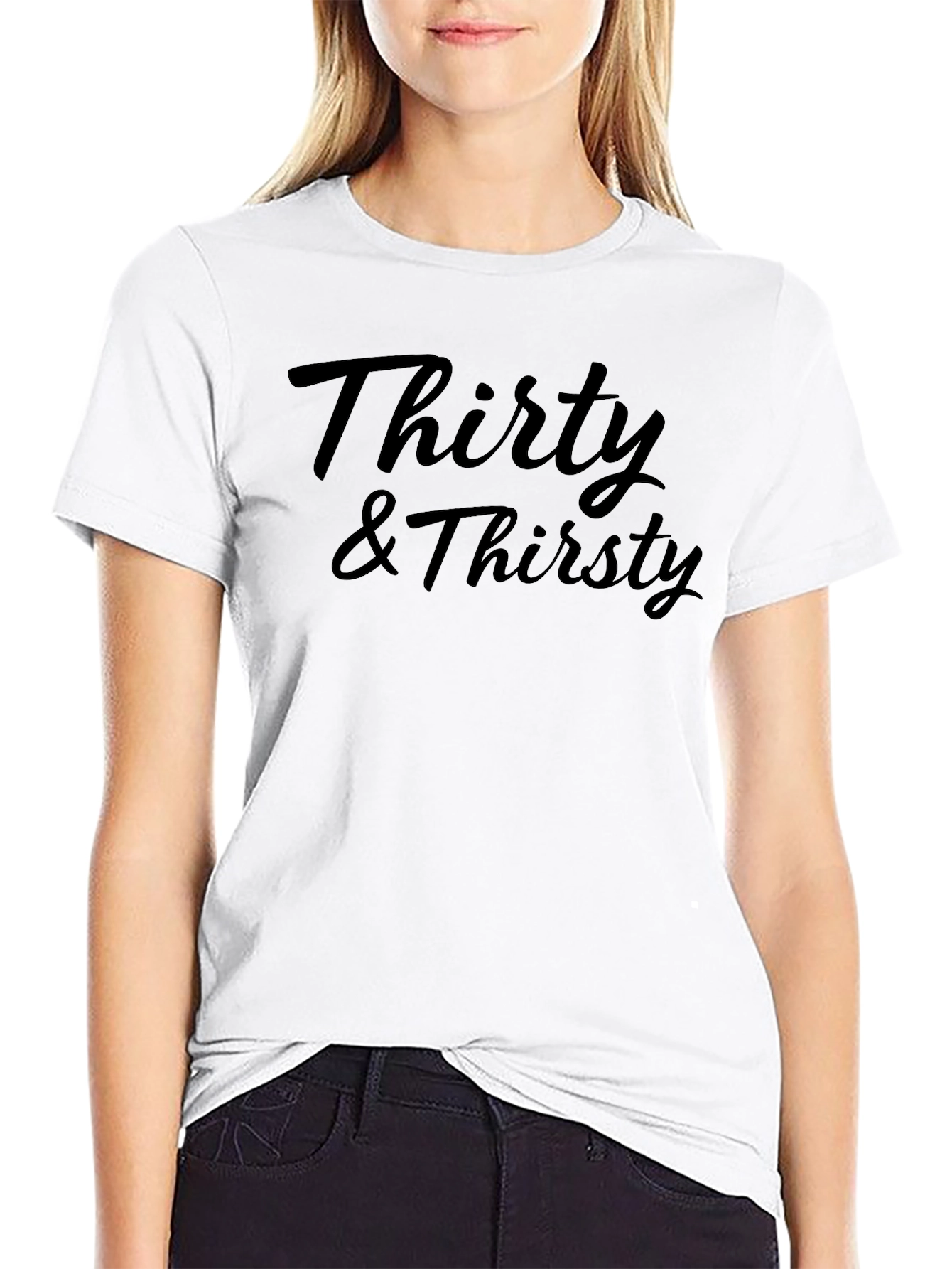 Thirty & Thirsty Black T-Shirt