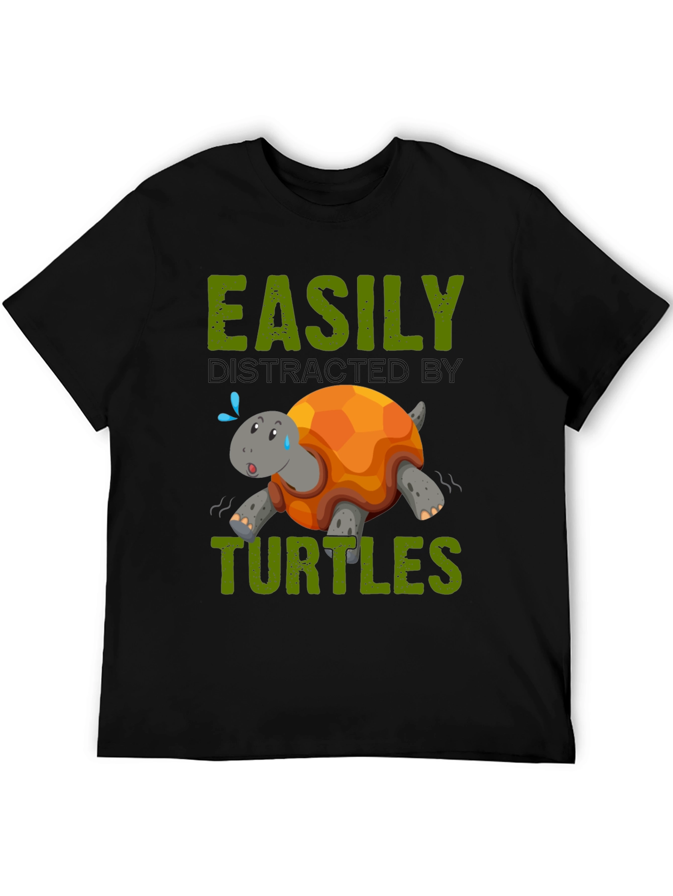 Easily Distracted By Turtles Graphic T-Shirt