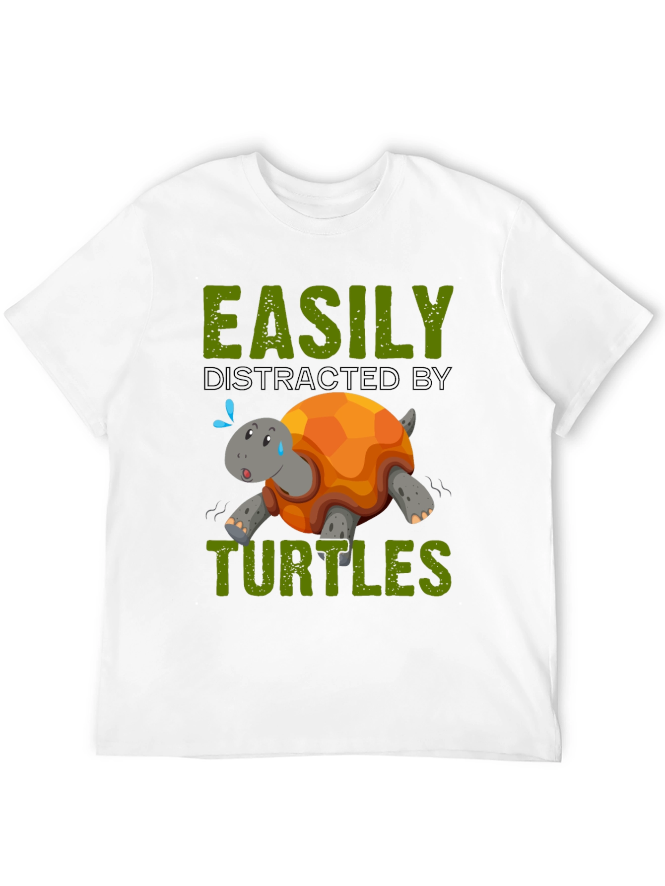 Easily Distracted By Turtles Graphic T-Shirt