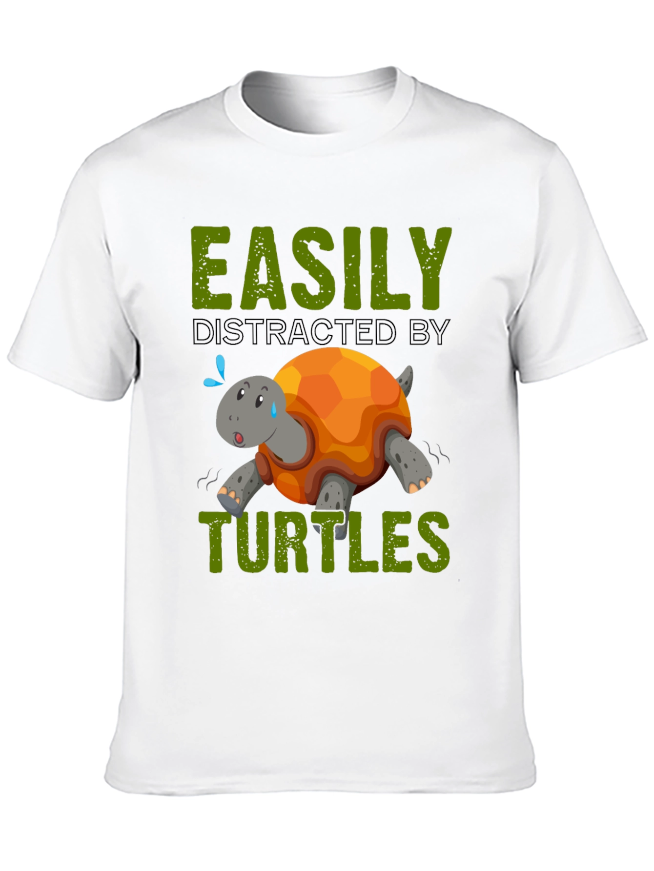 Easily Distracted By Turtles Graphic T-Shirt