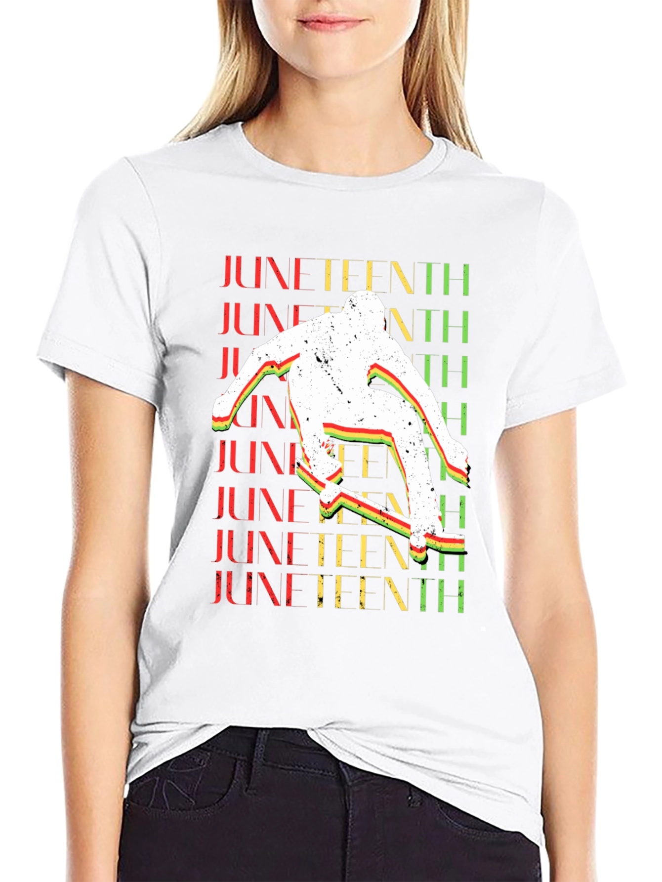 Juneteenth Skateboarder Graphic Tee