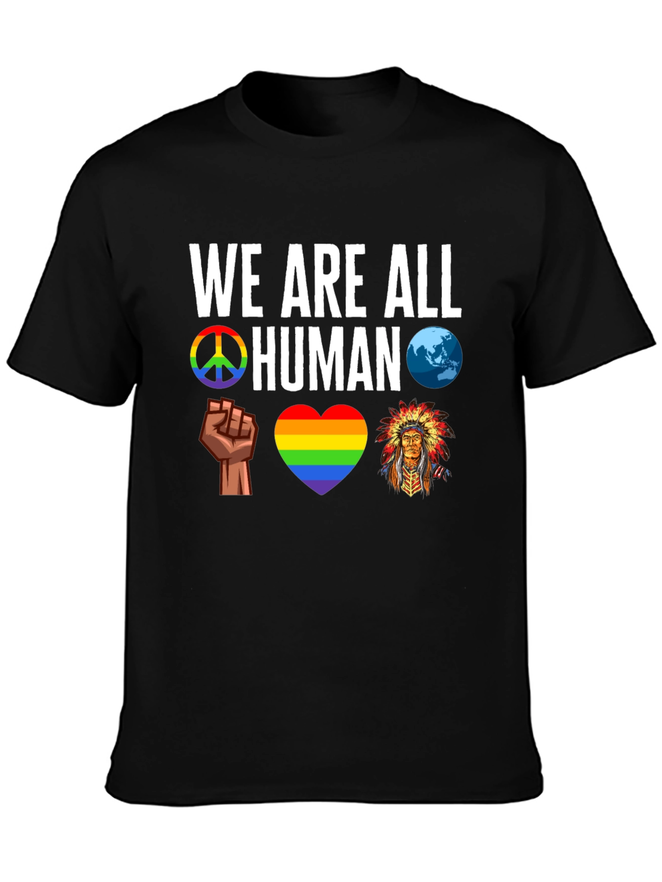 We Are All Human Graphic T-Shirt
