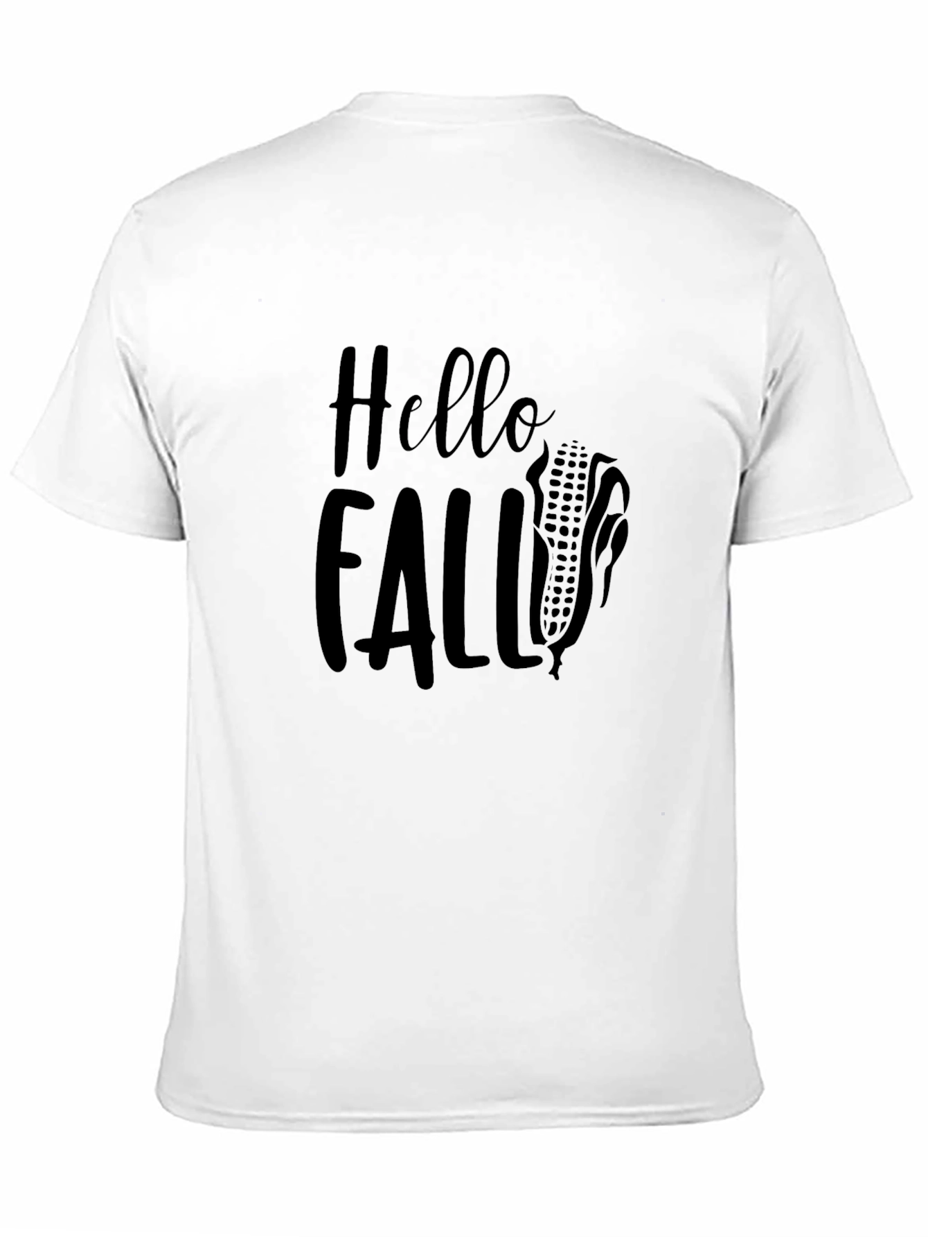 Hello Fall T-Shirt - Black Graphic Tee