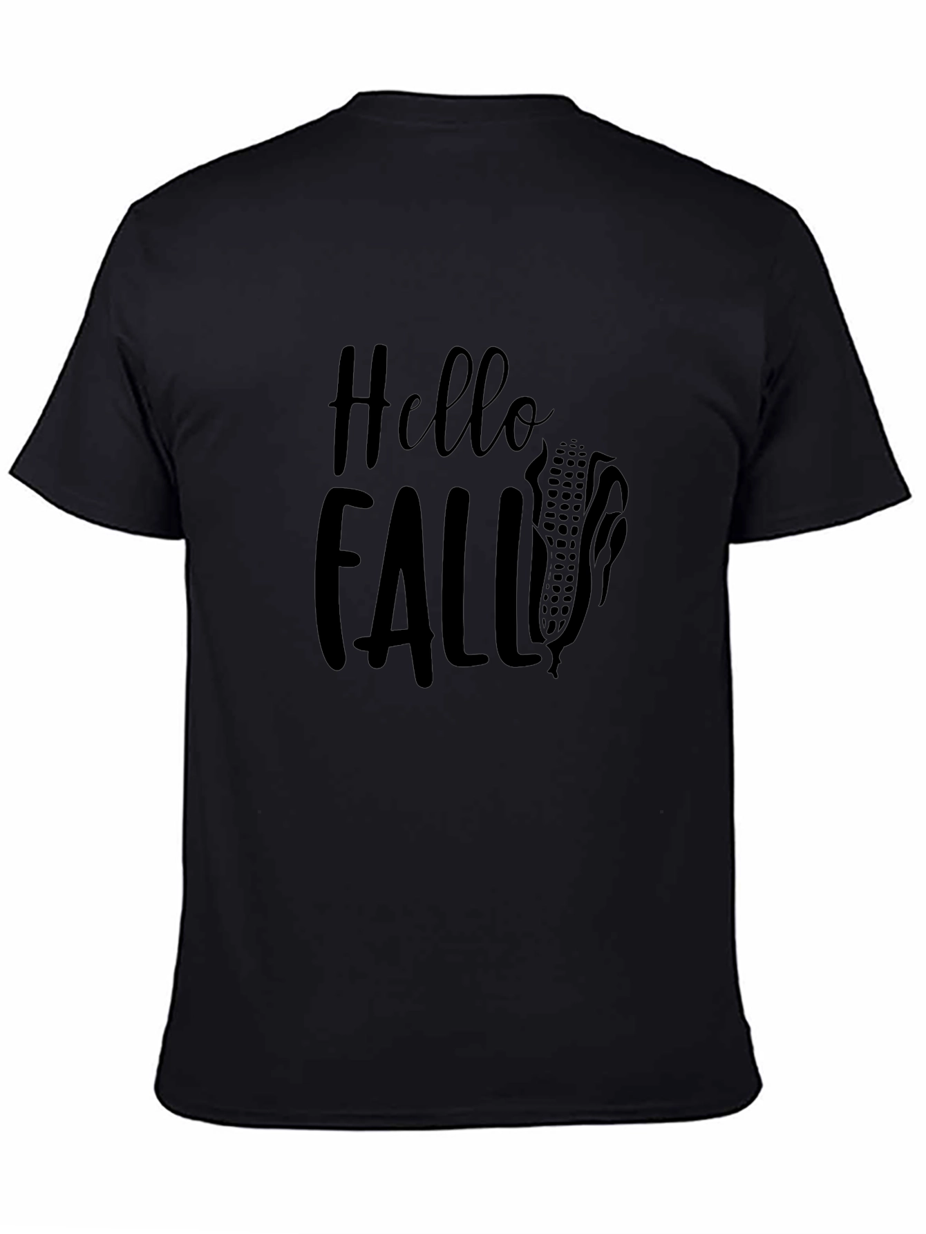 Hello Fall T-Shirt - Black Graphic Tee