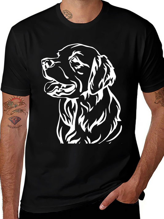Dog Graphic Black T-Shirt