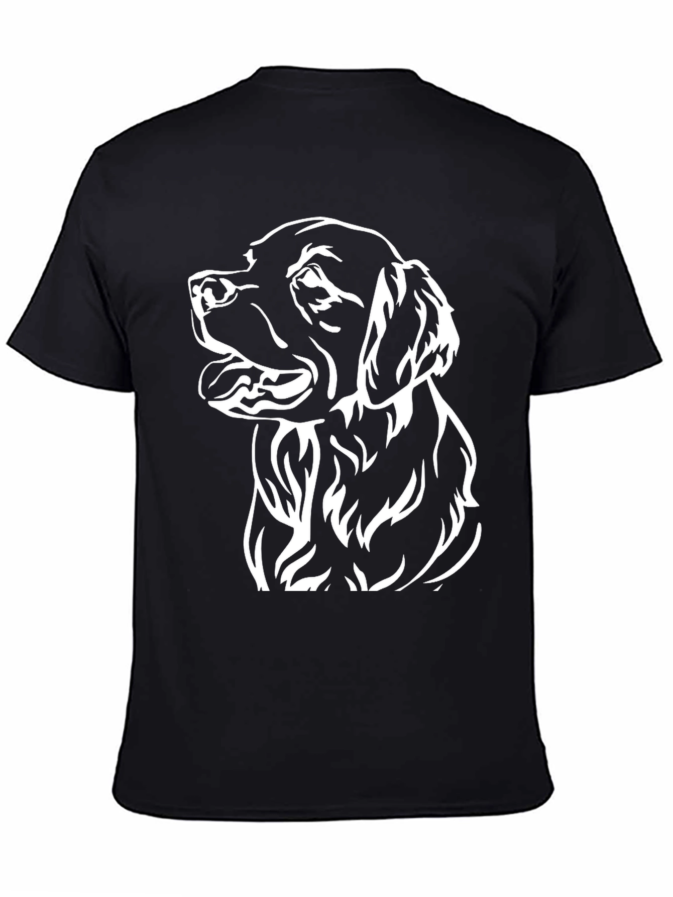 Dog Graphic Black T-Shirt
