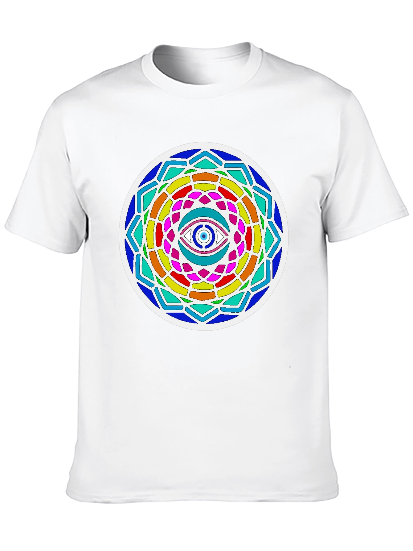 Eye Mandala Graphic Black T-Shirt
