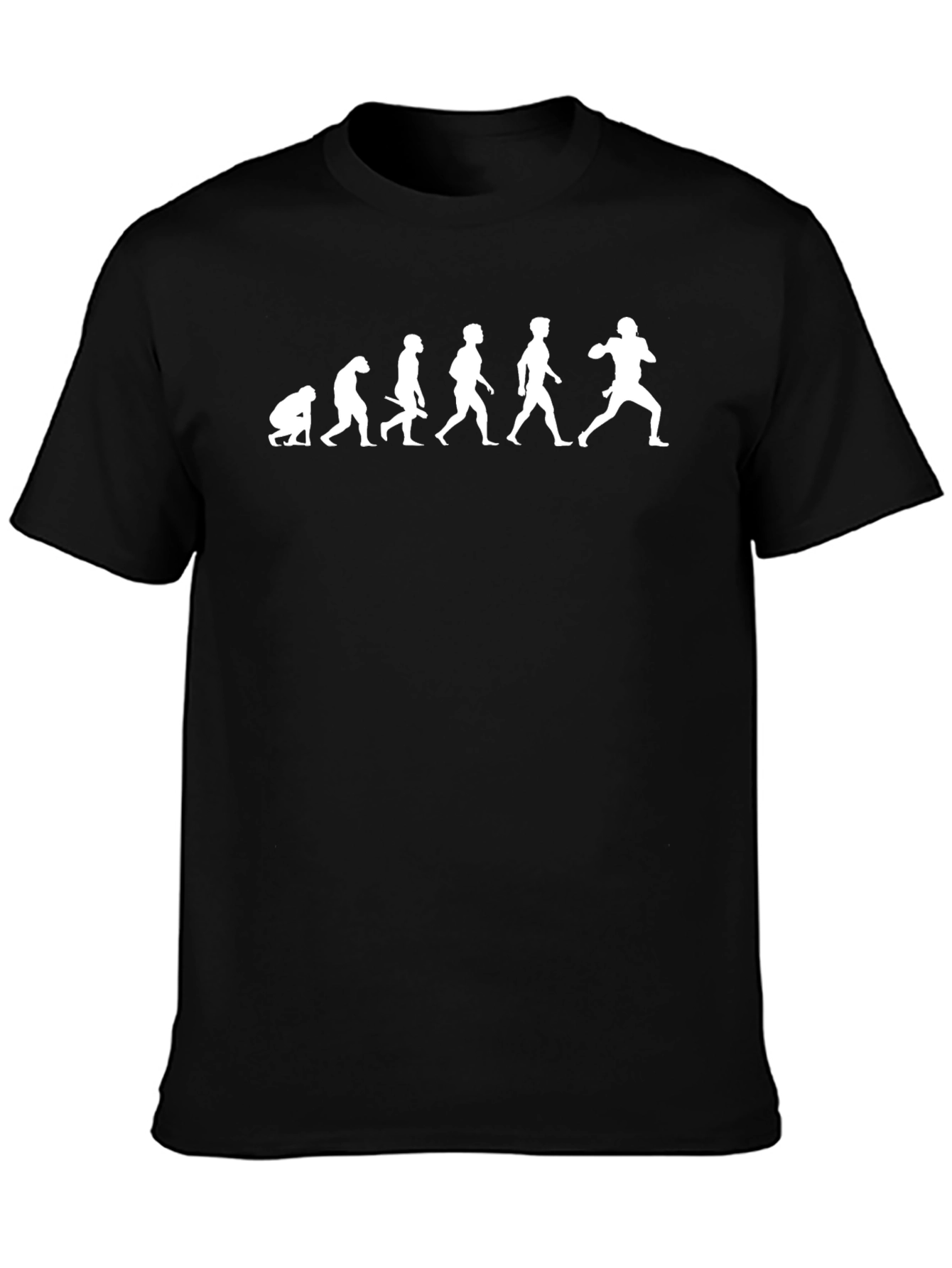 Evolution of Football Player Graphic Tee
