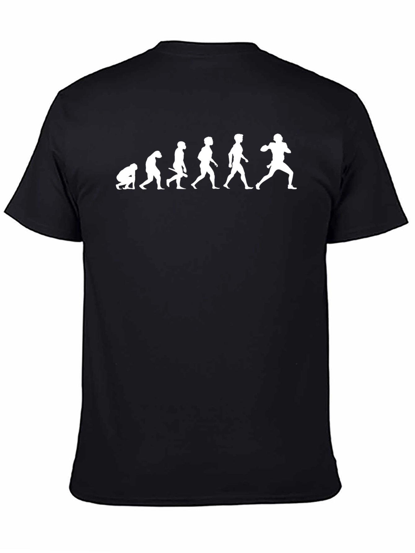 Evolution of Football Player Graphic Tee