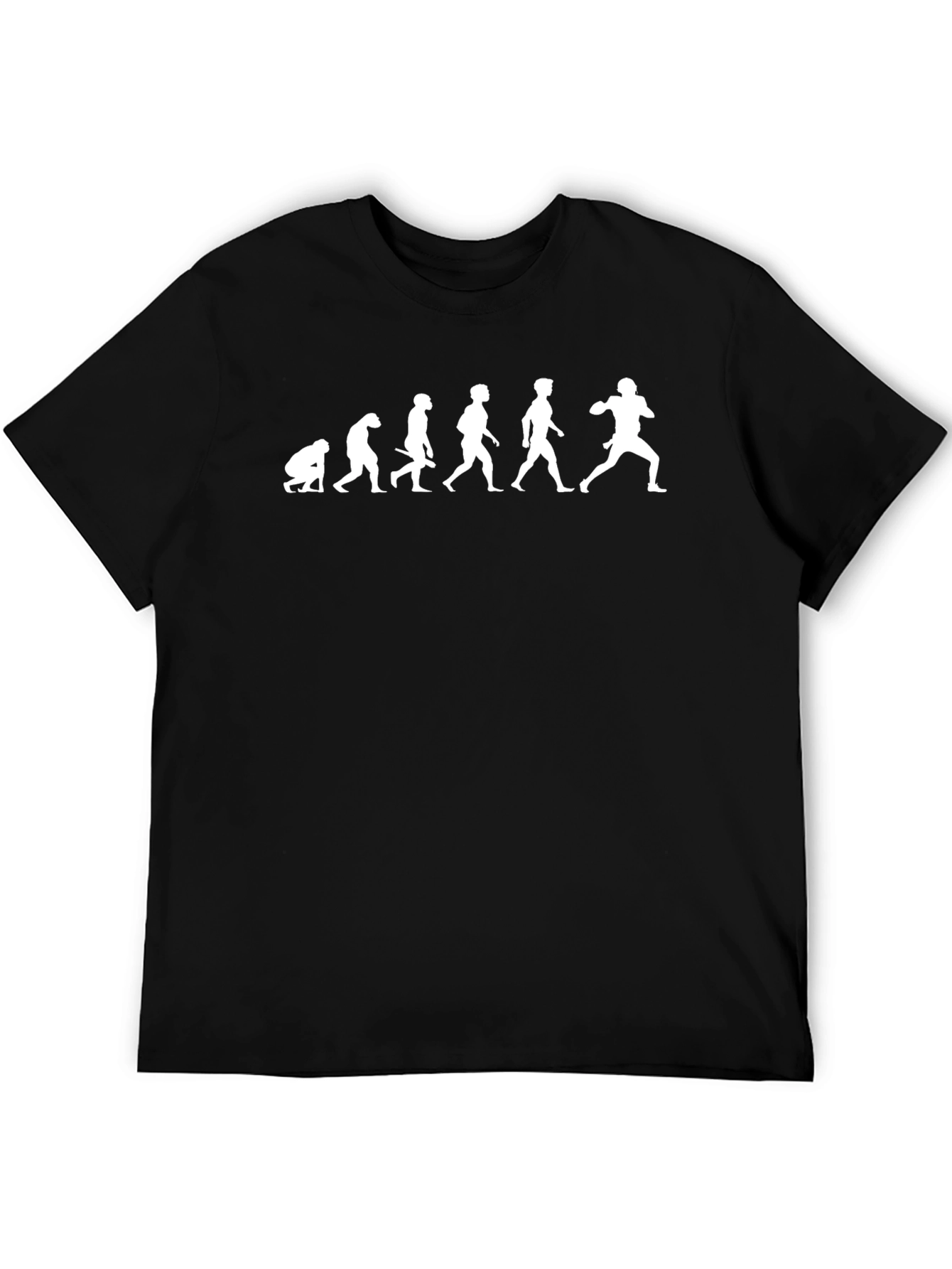 Evolution of Football Player Graphic Tee