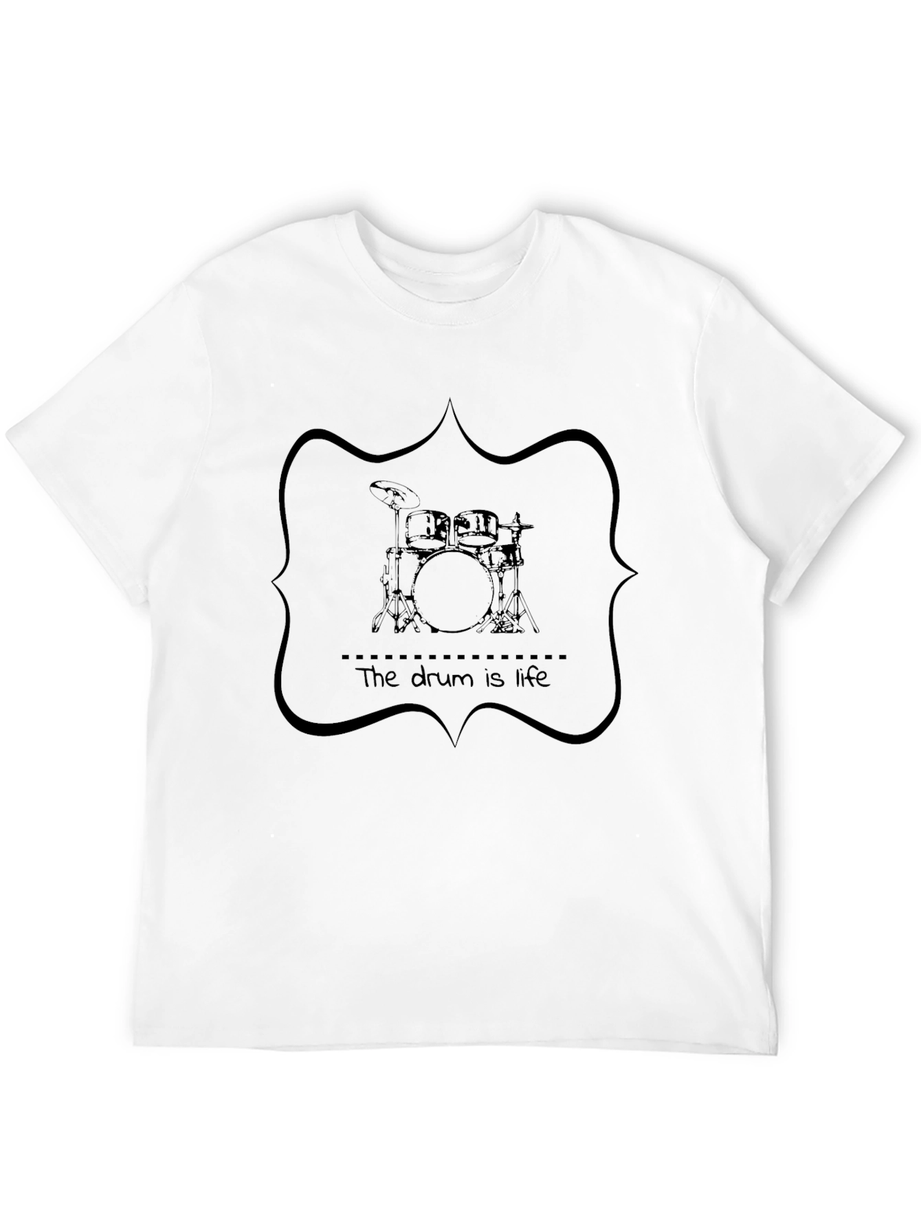 The Drum Is Life - Black T-Shirt