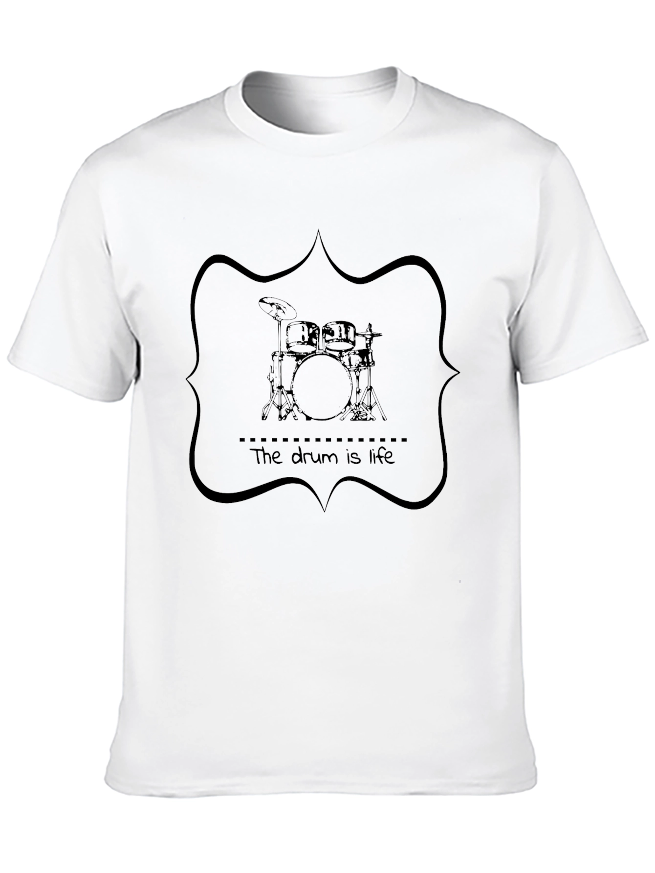The Drum Is Life - Black T-Shirt