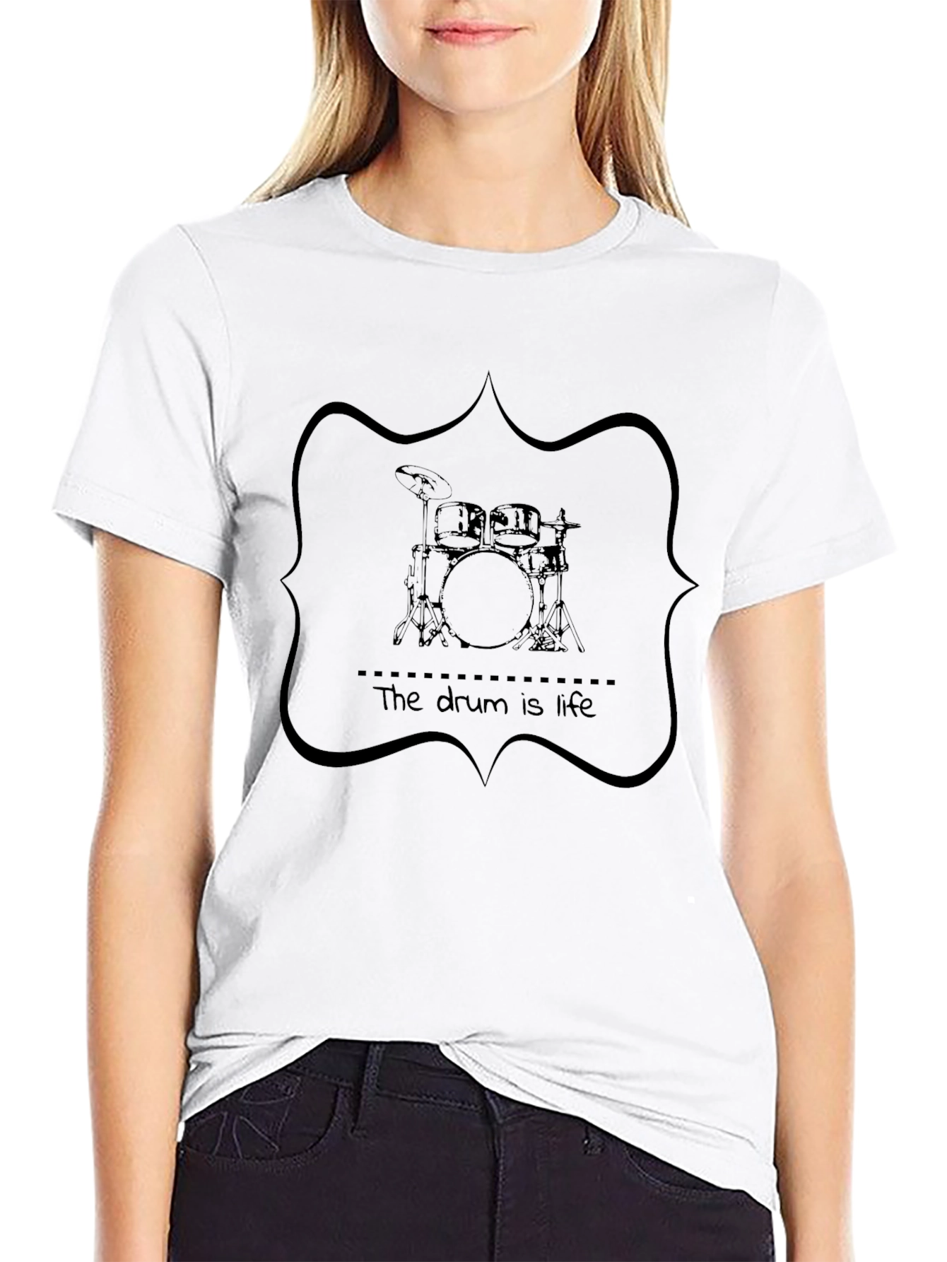 The Drum Is Life - Black T-Shirt