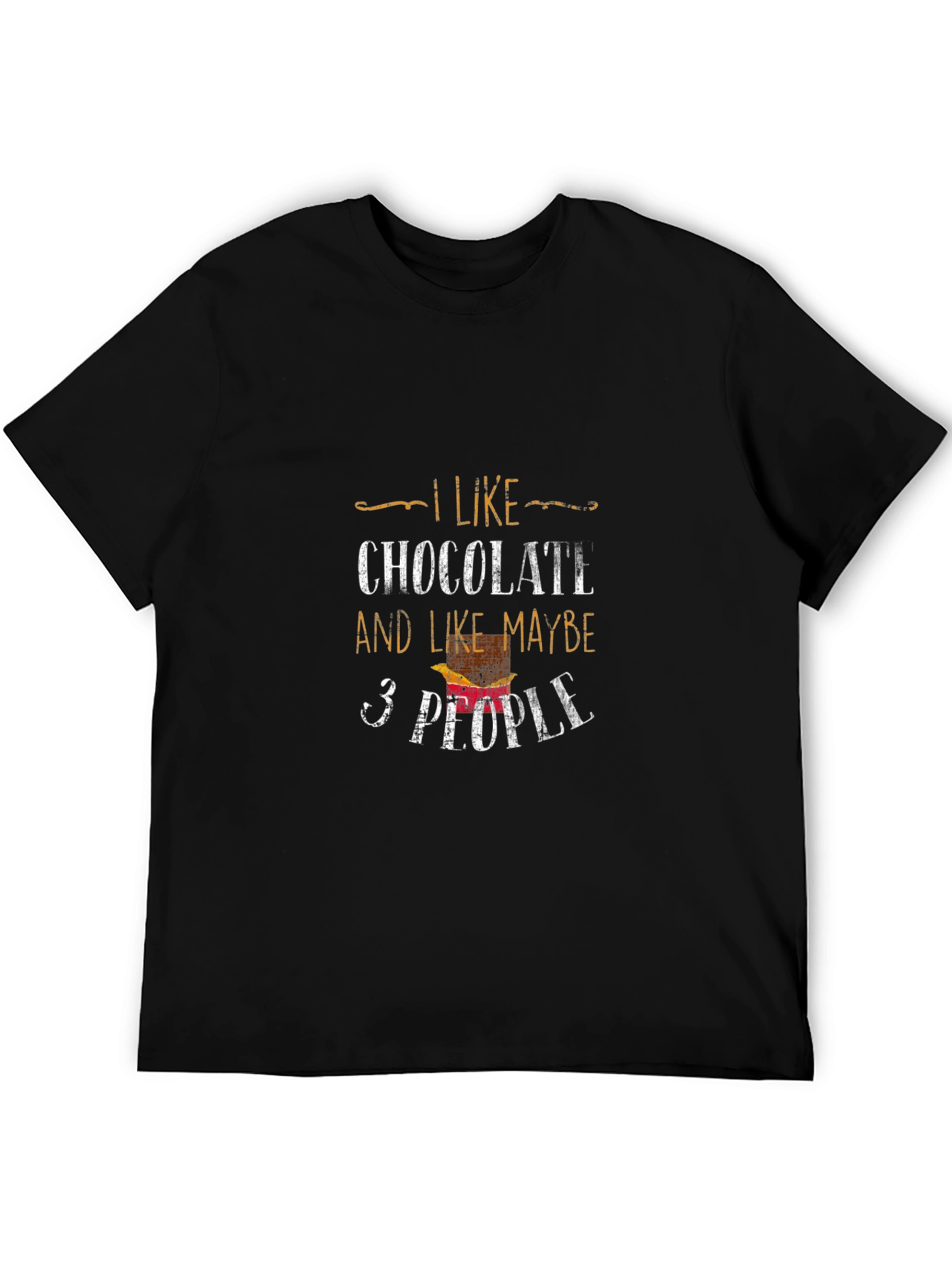 Chocolate Lover Graphic Tee - Funny Sarcastic Shirt