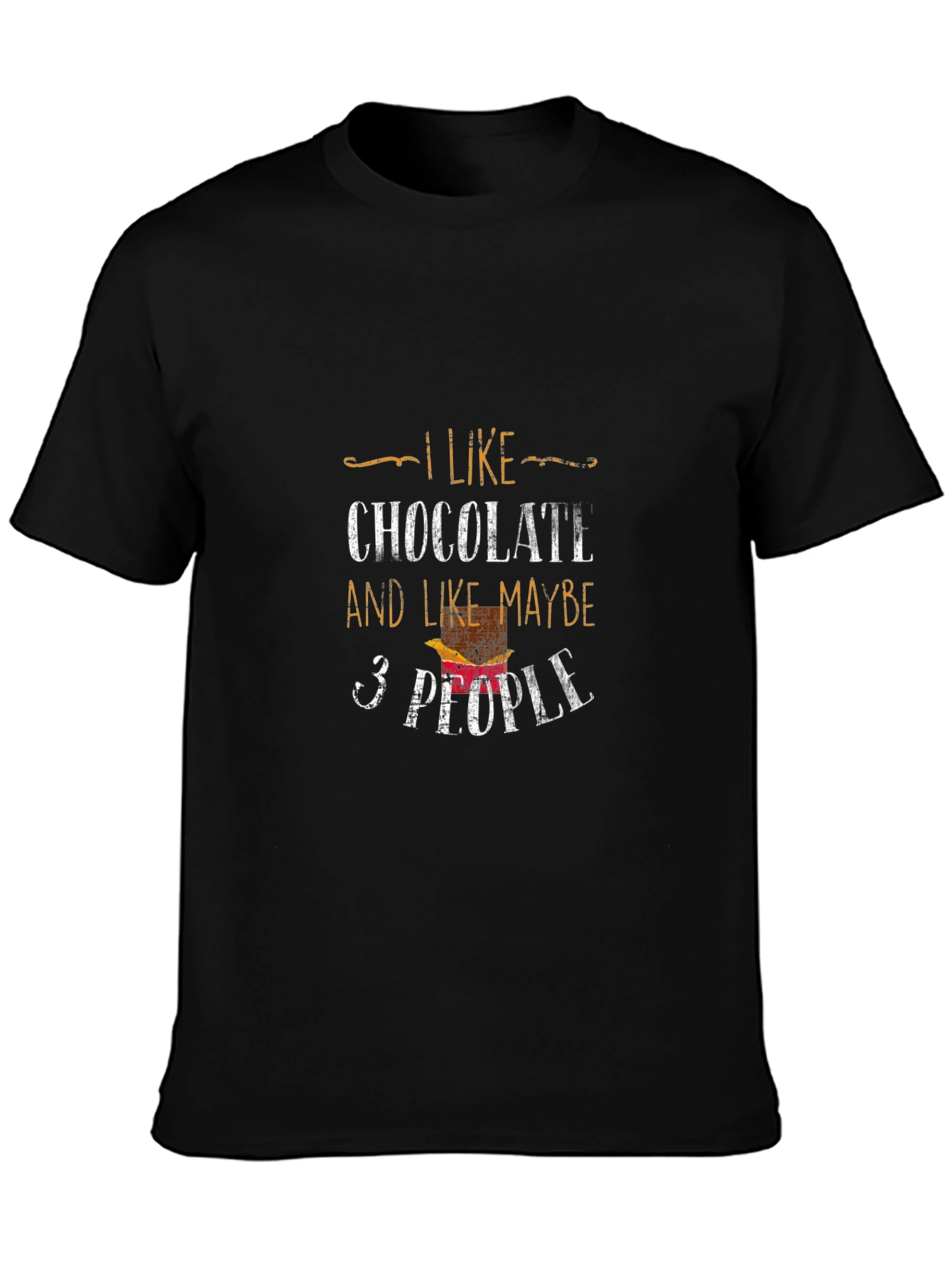 Chocolate Lover Graphic Tee - Funny Sarcastic Shirt