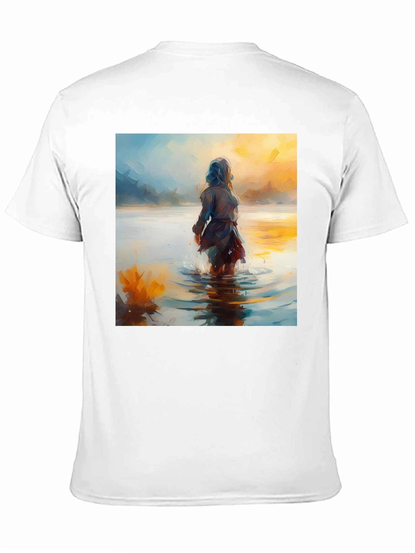 Artistic Woman in Water T-Shirt