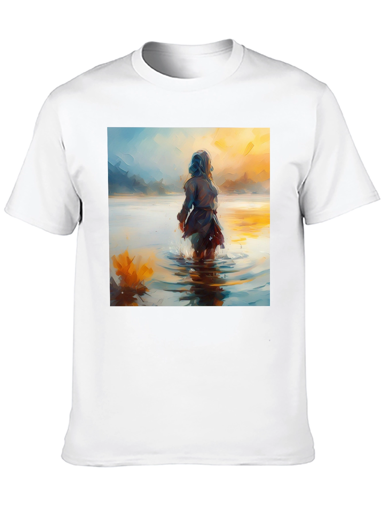 Artistic Woman in Water T-Shirt