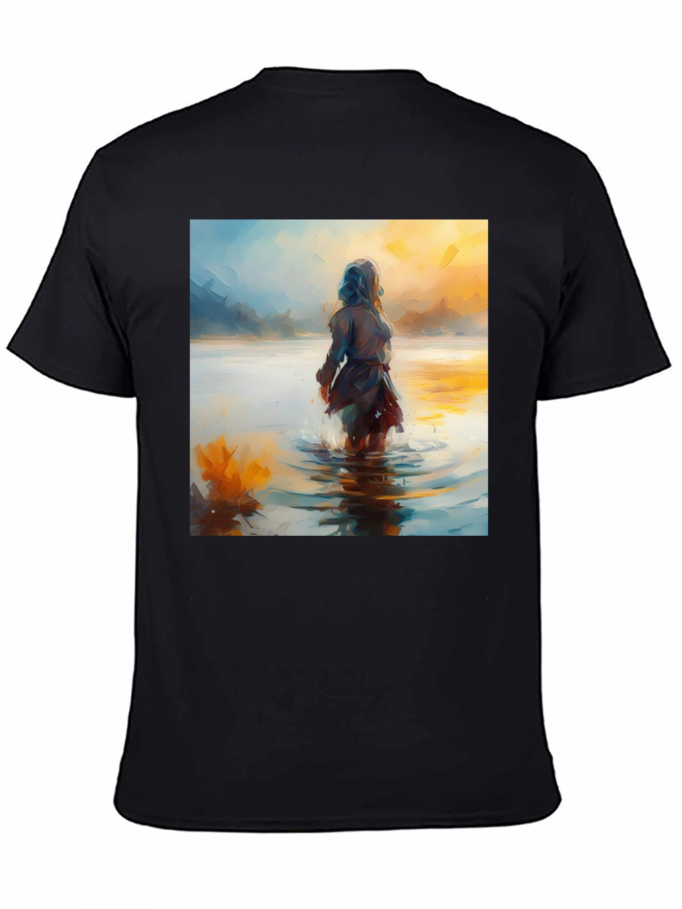 Artistic Woman in Water T-Shirt