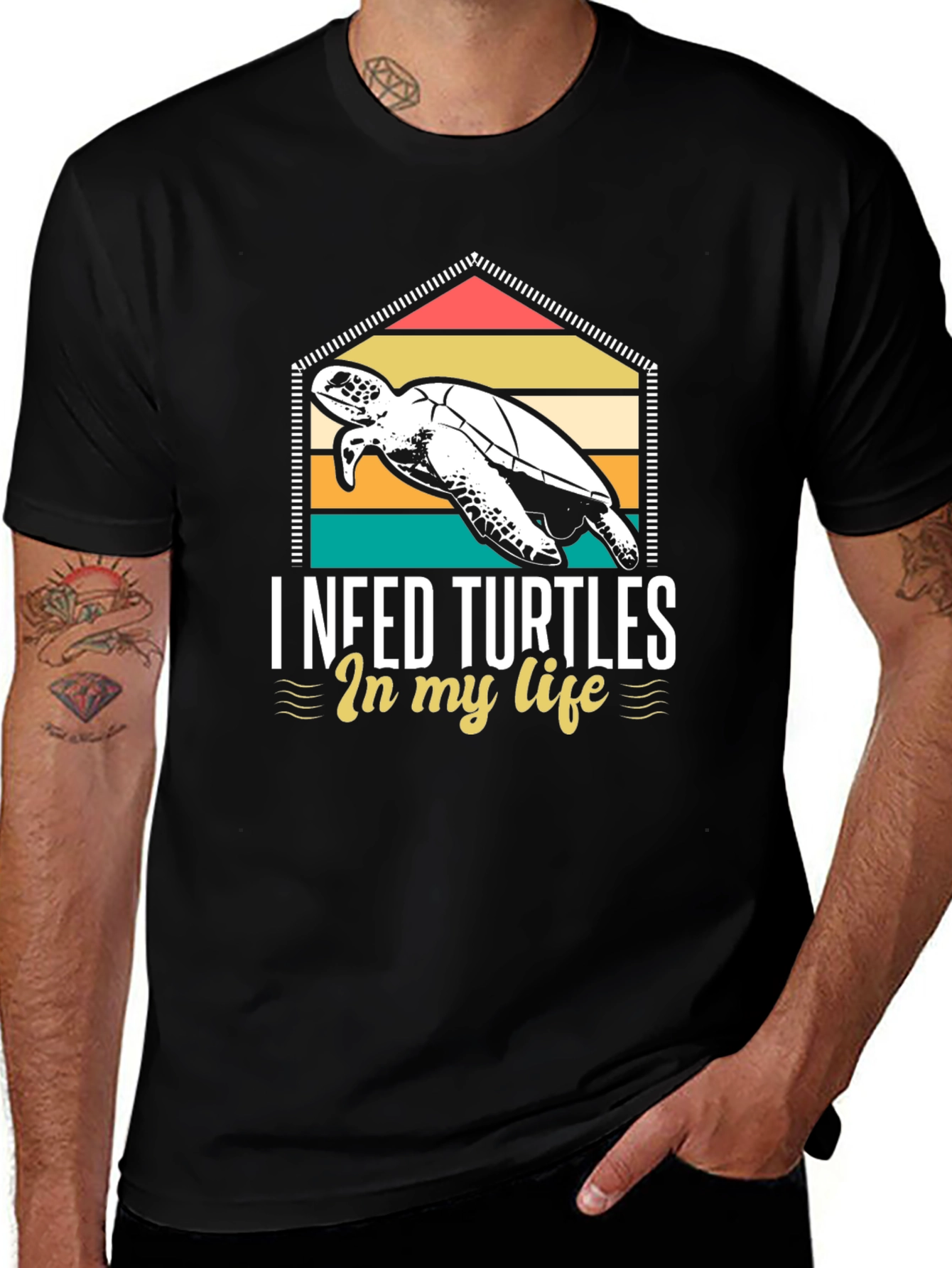 I Need Turtles in my Life Graphic Tee
