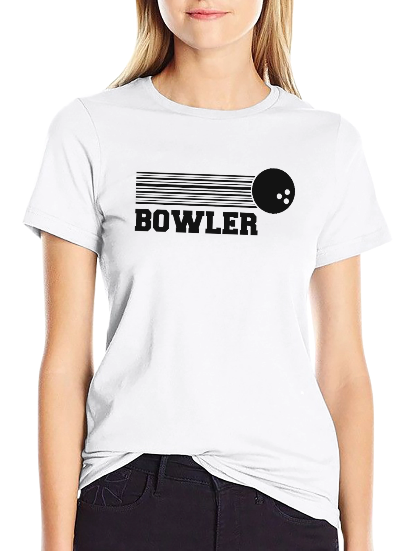 Black Bowler Graphic T-Shirt
