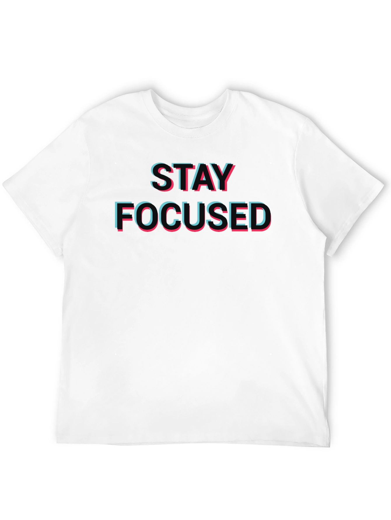 Stay Focused T-Shirt - Eye-Catching 3D Style Design