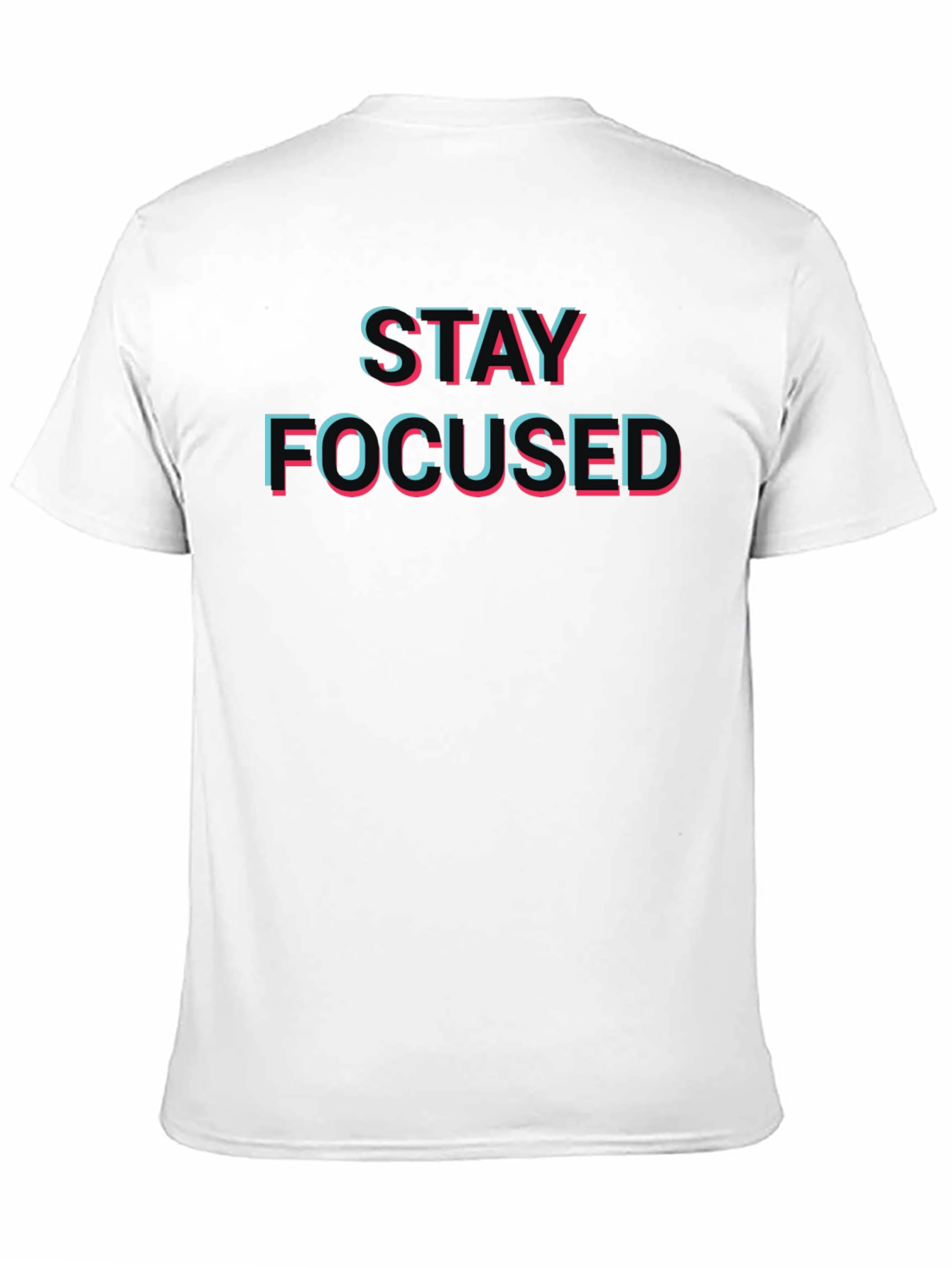 Stay Focused T-Shirt - Eye-Catching 3D Style Design