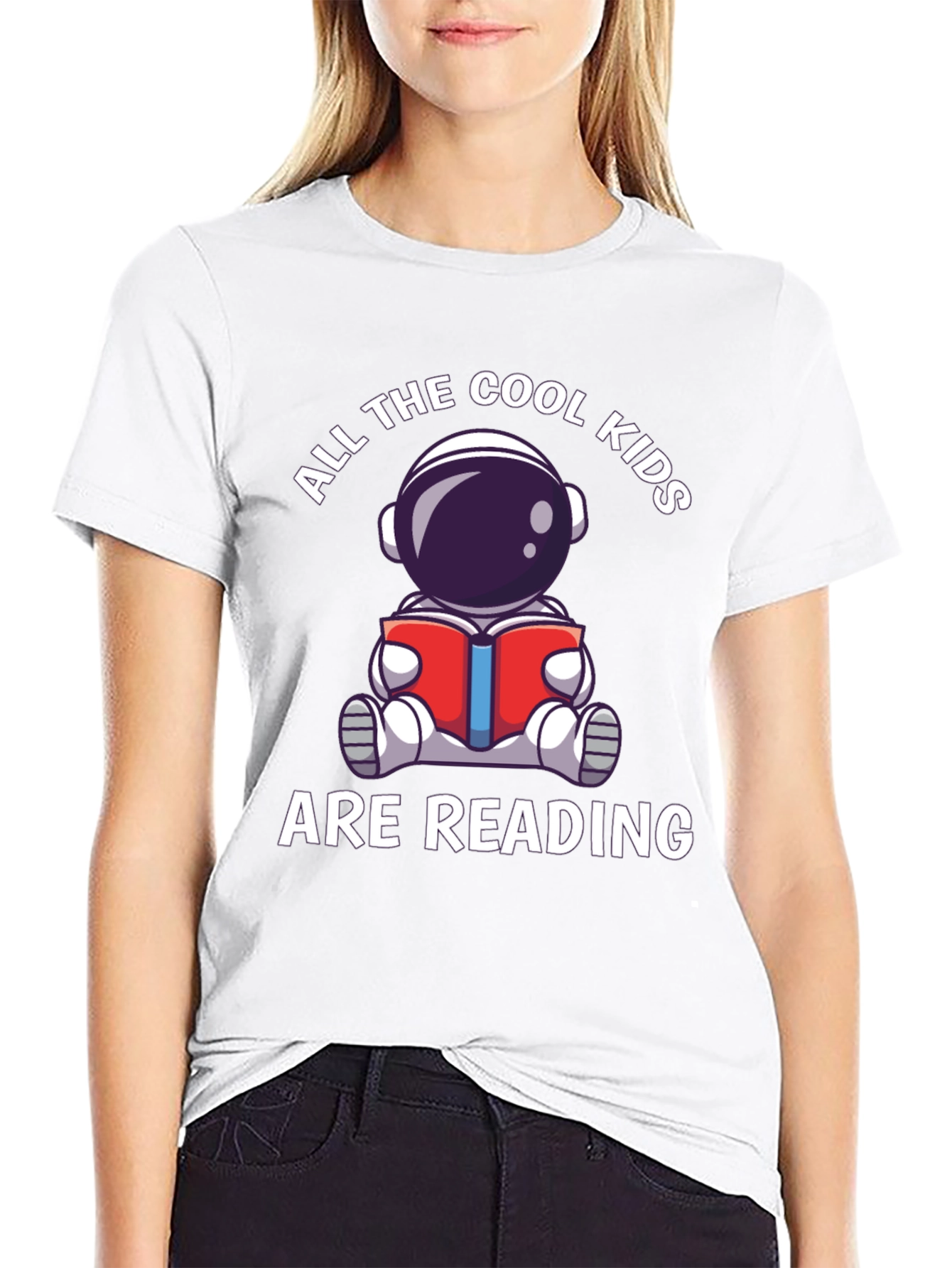 Cool Kids Read Astronaut T-Shirt