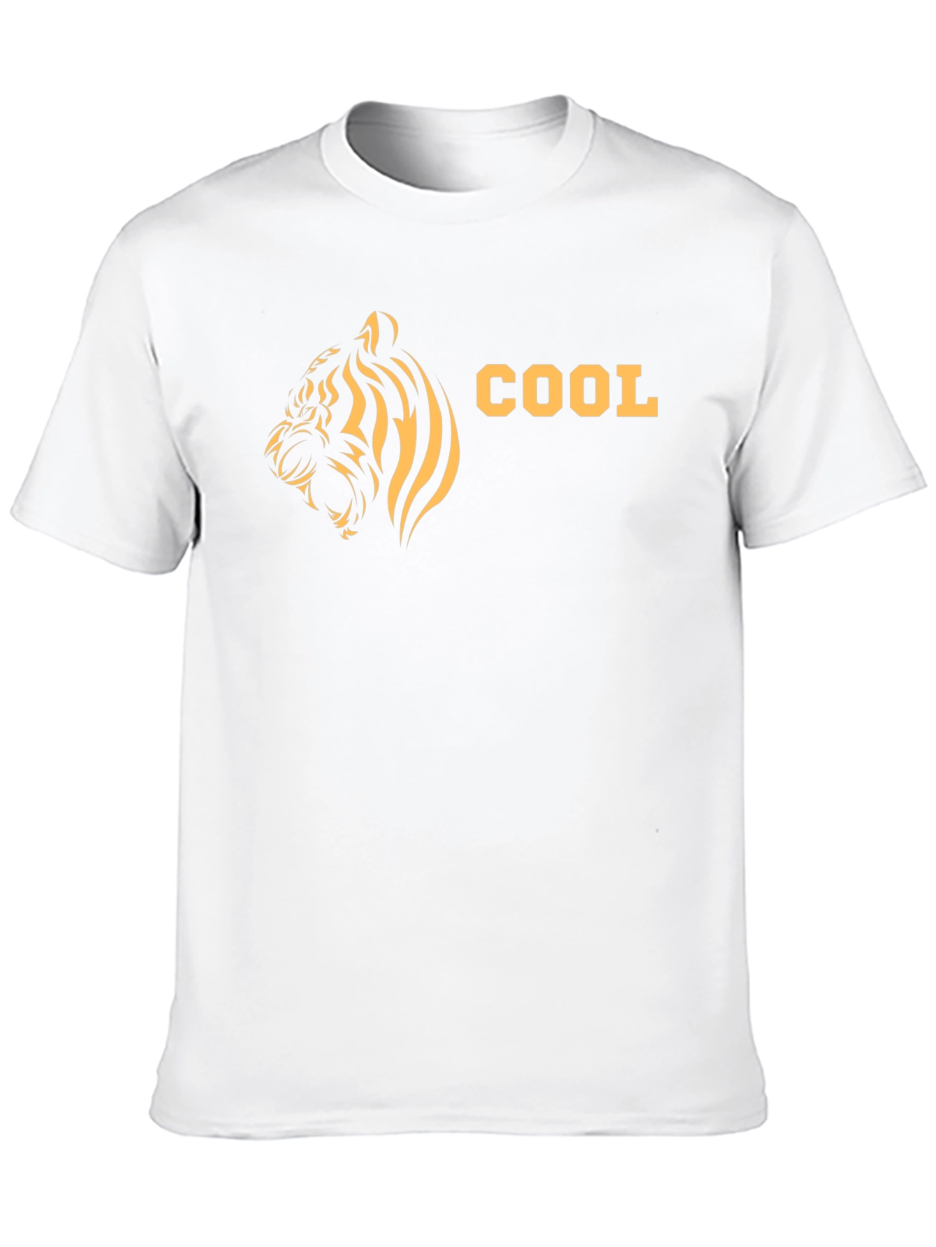 Cool Tiger Graphic T-Shirt - Mens Black Tee