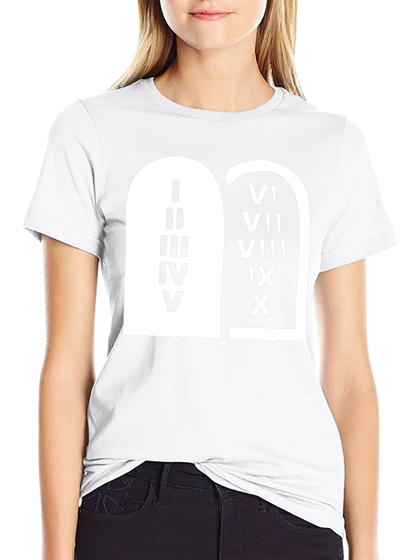 Ten Commandments Roman Numerals T-Shirt