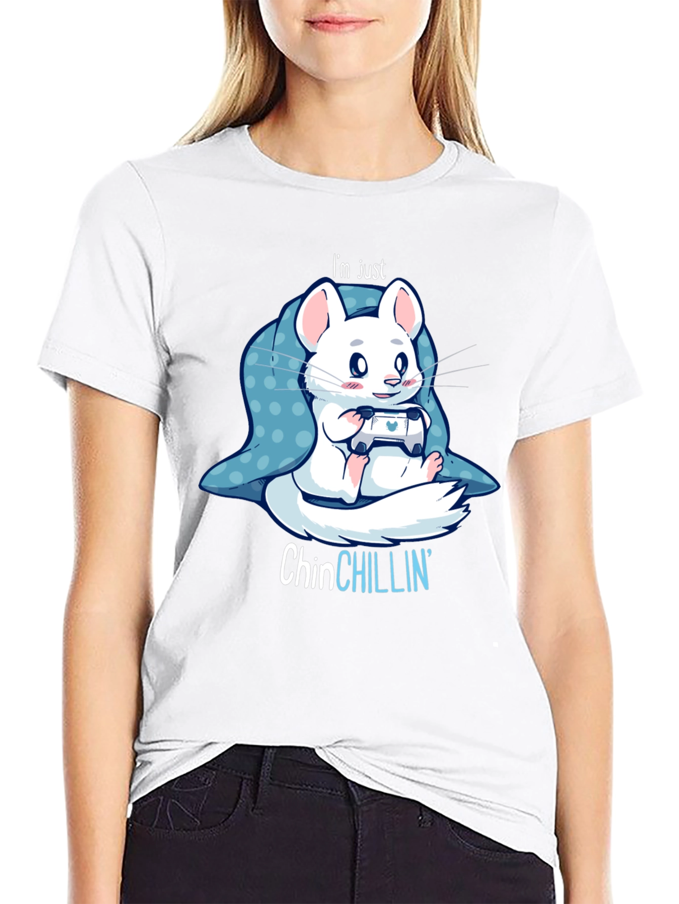 Chinchillin T-Shirt - Gamer Chinchilla