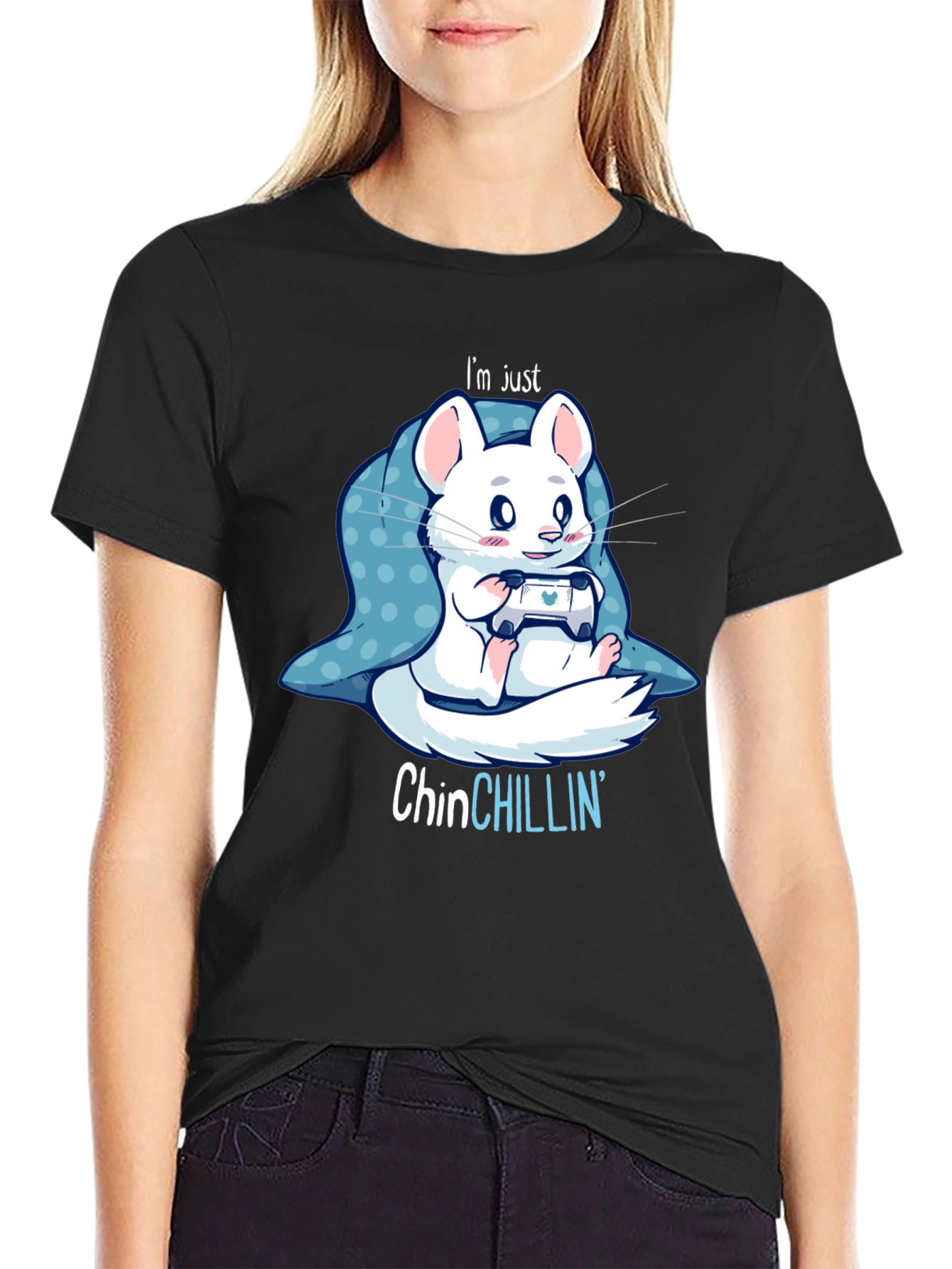 Chinchillin T-Shirt - Gamer Chinchilla