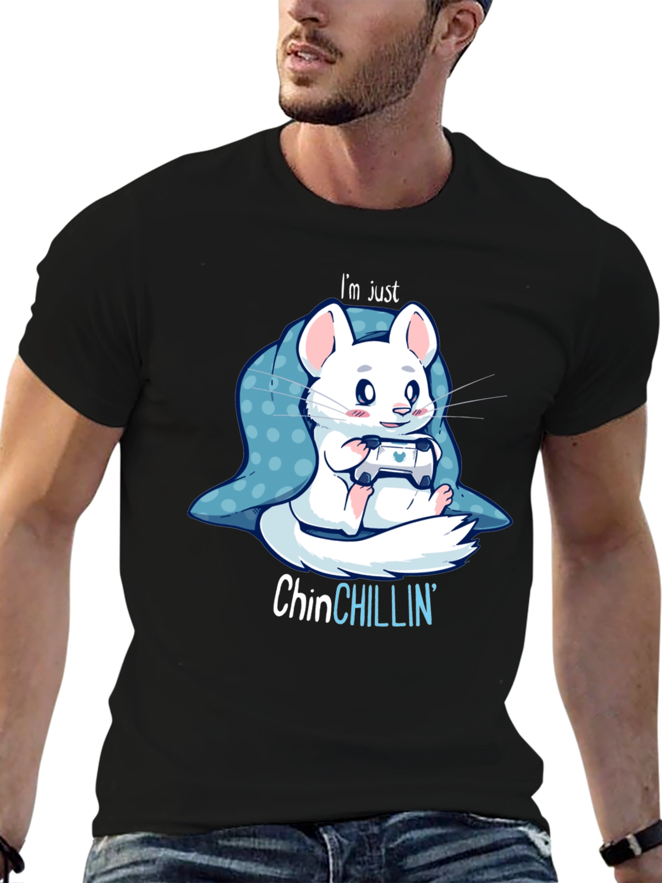 Chinchillin T-Shirt - Gamer Chinchilla